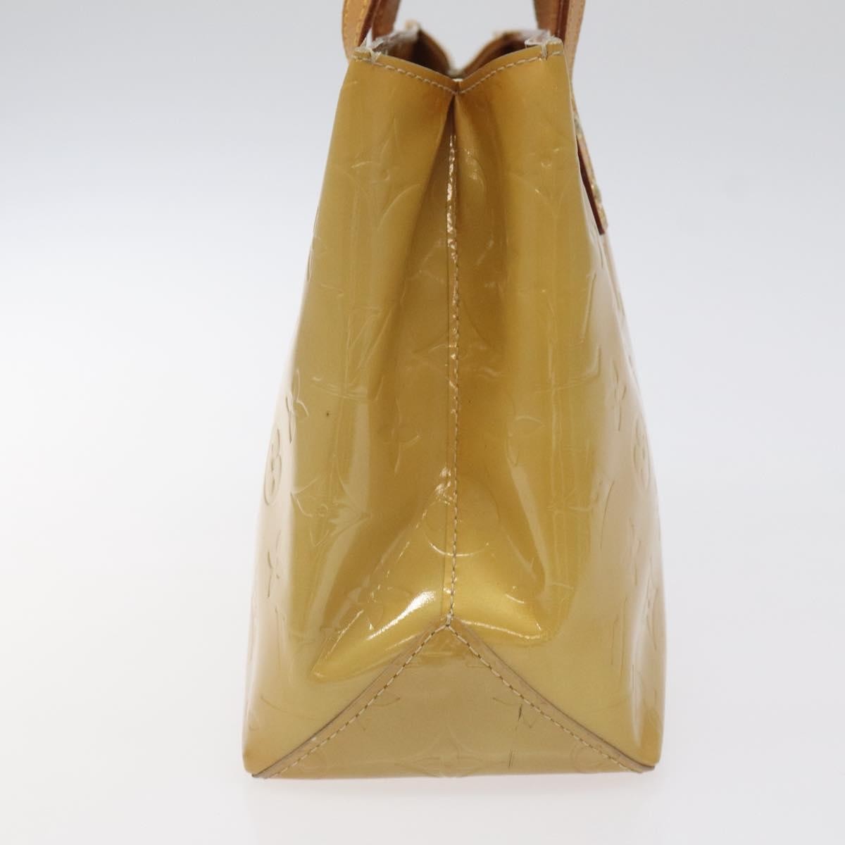 Louis Vuitton Reade Monogram Vernis Beige Patent_Leather Handbag (Pre-Owned)