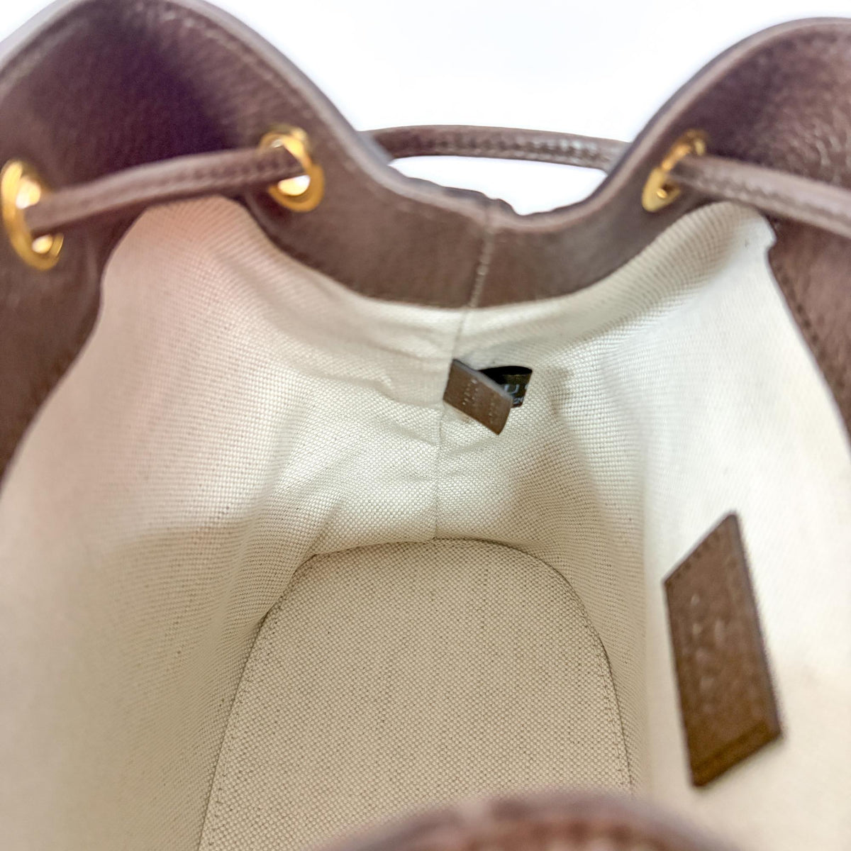 Gucci Ophidia Gg Coated Canvas And Leather Beige Canvas Shoulder Bag Bag (Pre-Owned)