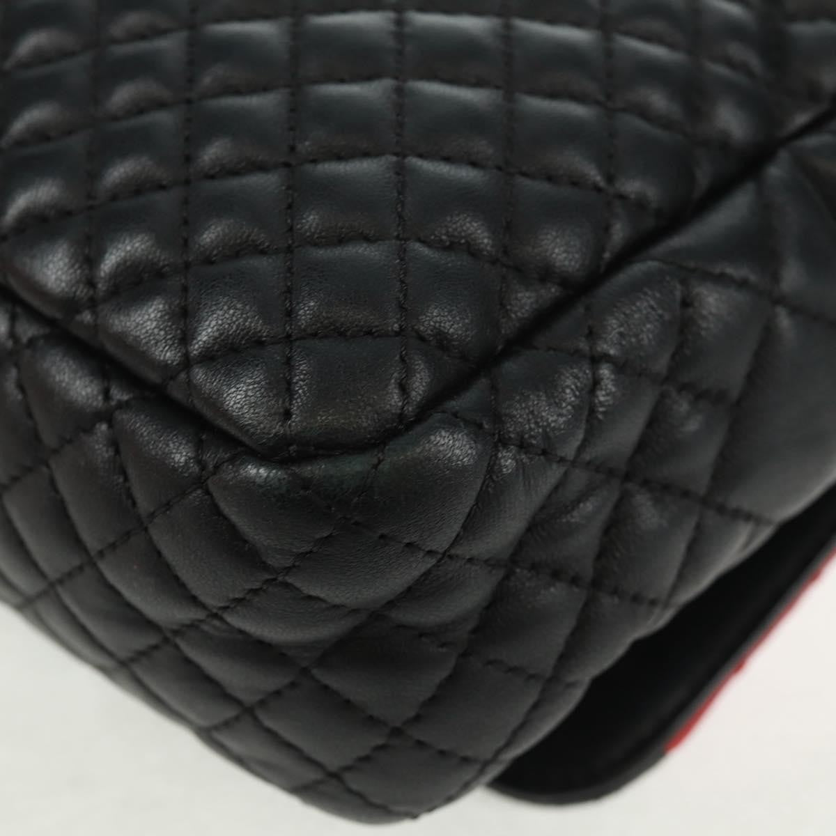 Versace Medusa Padlock Icon Top Handle Quilted Leather Black Leather Shoulder Bag Bag (Pre-Owned)