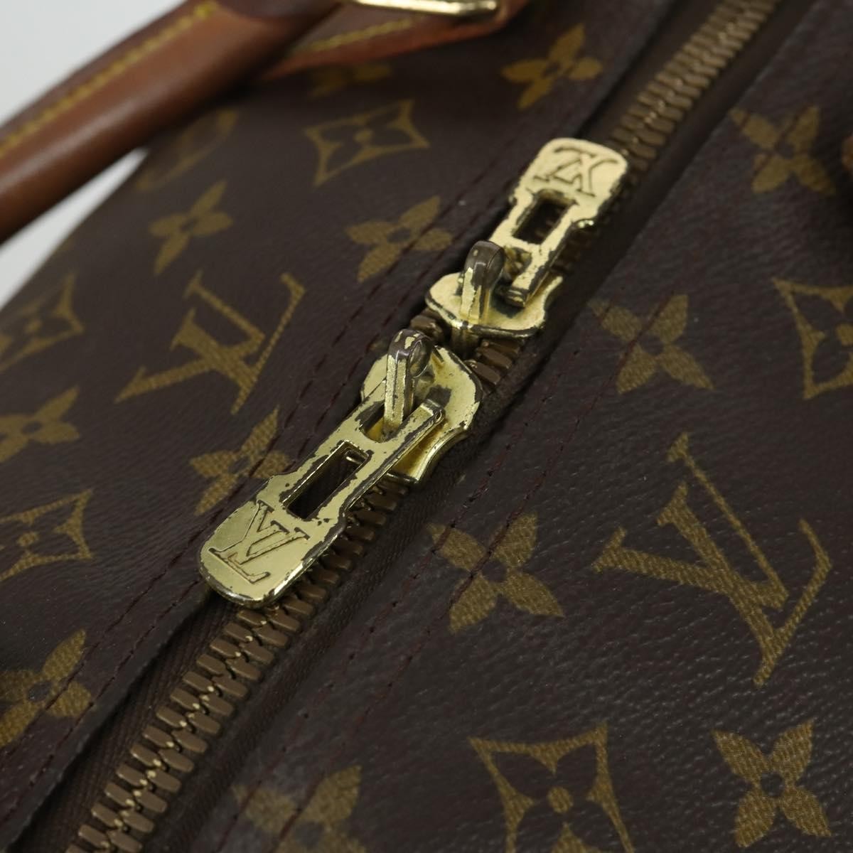 Louis Vuitton Keepall Monogram Canvas Brown Canvas Travel Bag Bag (Pre-Owned)