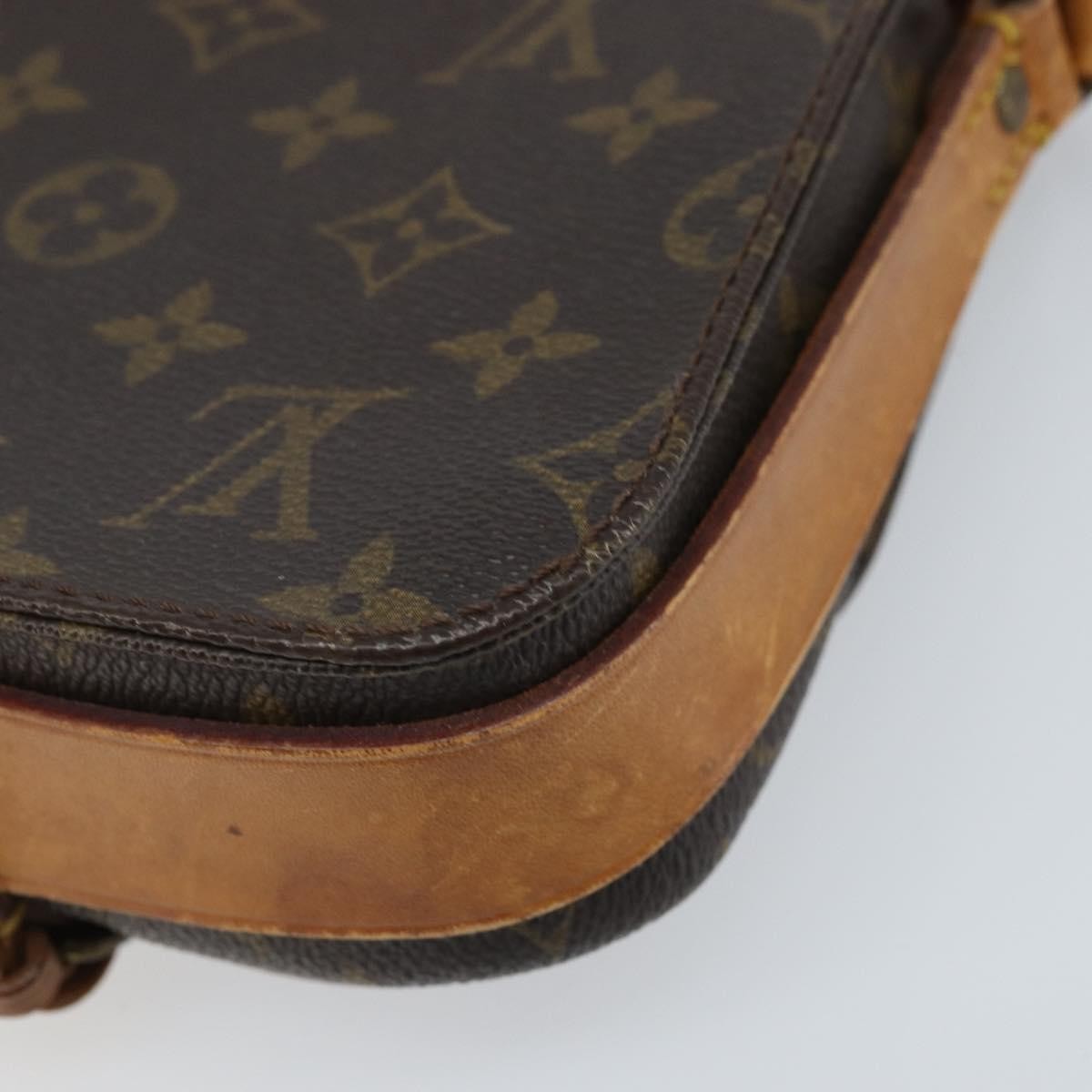 Louis Vuitton Cartouchiere Monogram Canvas Brown Canvas Shoulder Bag Bag (Pre-Owned)