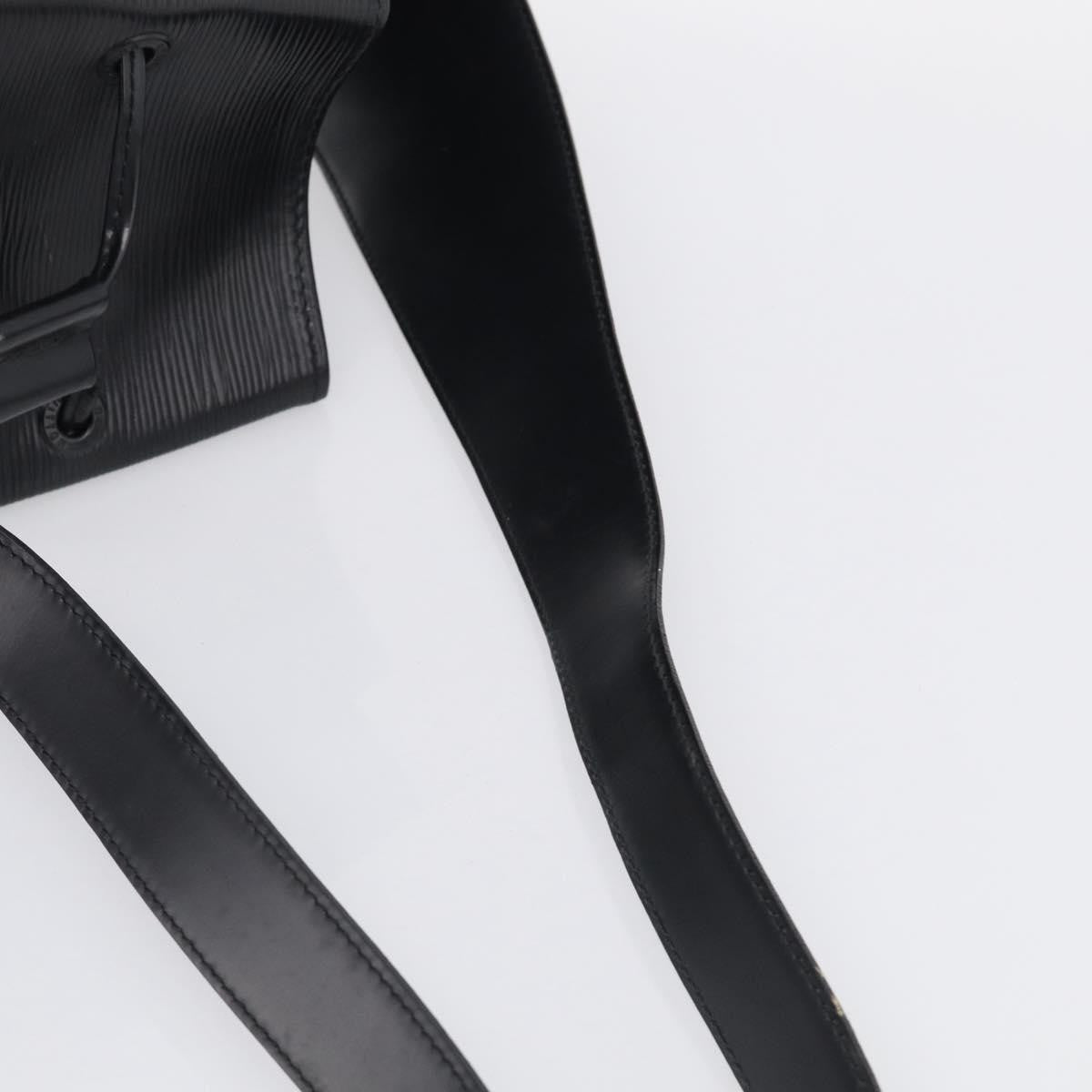 Louis Vuitton Sac A Dos Drawstring Epi Leather Black Leather Backpack Bag (Pre-Owned)