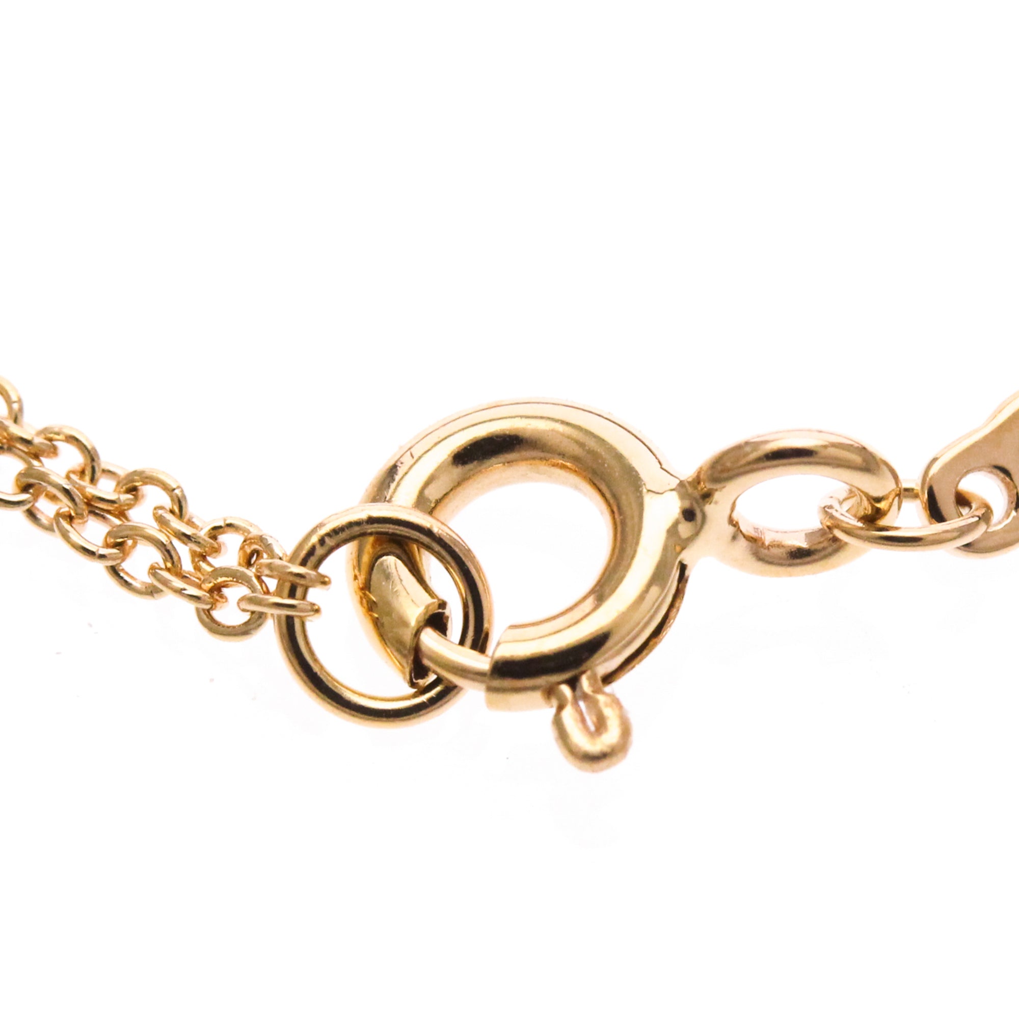 Tiffany & Co. T Smile Pendant 18K Rose Gold Pink Pink_Gold Necklace Jewelry (Pre-Owned)