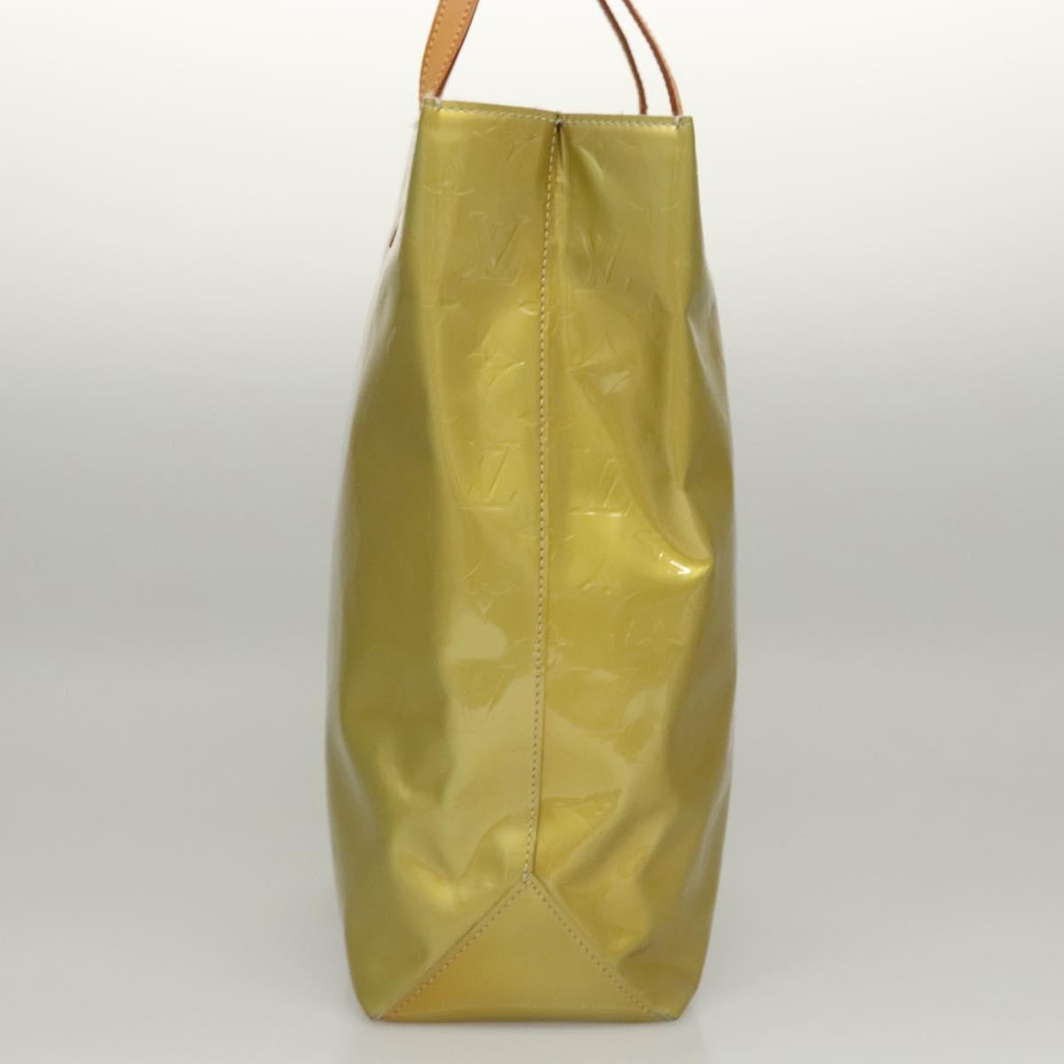 Louis Vuitton Reade Monogram Vernis Yellow Patent_Leather Tote Bag Bag (Pre-Owned)