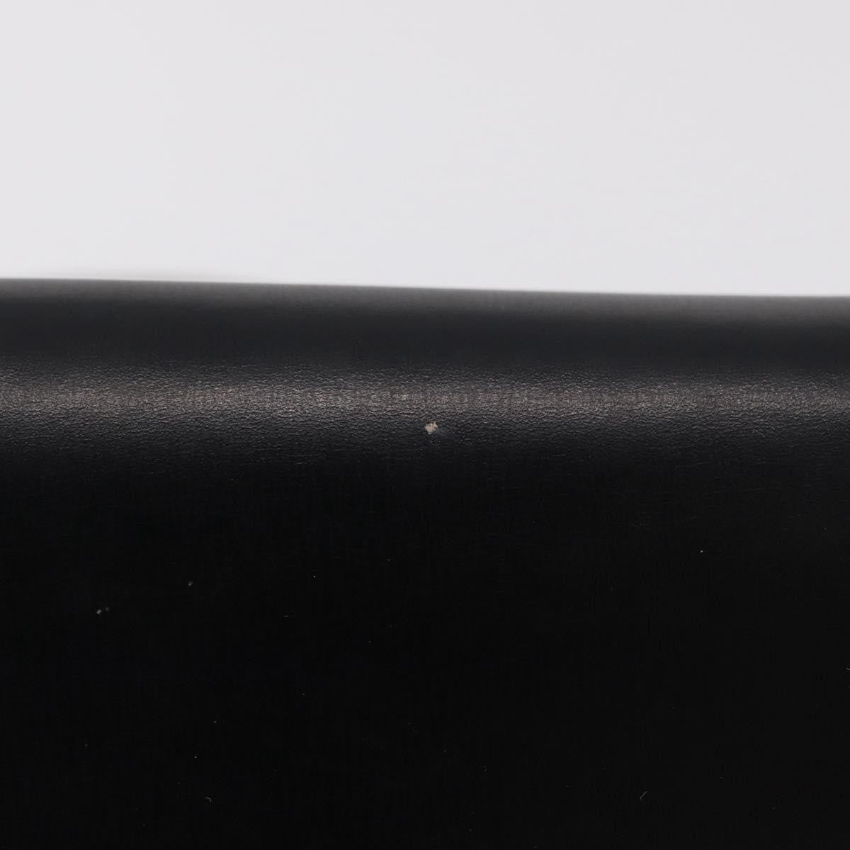 Gucci Sherry Line Shoulder Leather Black Leather Handbag (Pre-Owned)