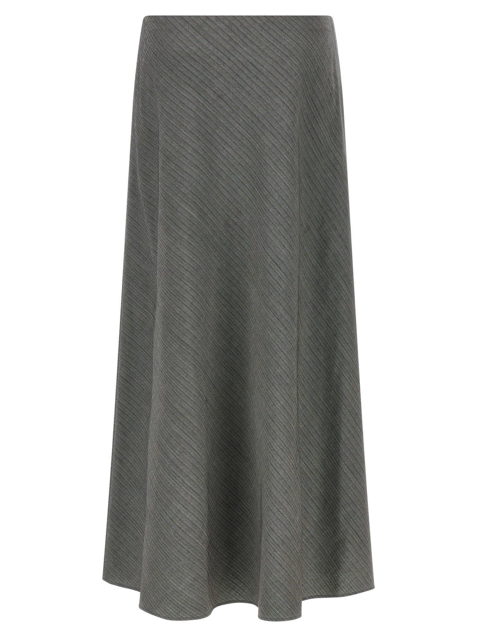 Alberta Ferretti Women's Bell Chevron Skirt