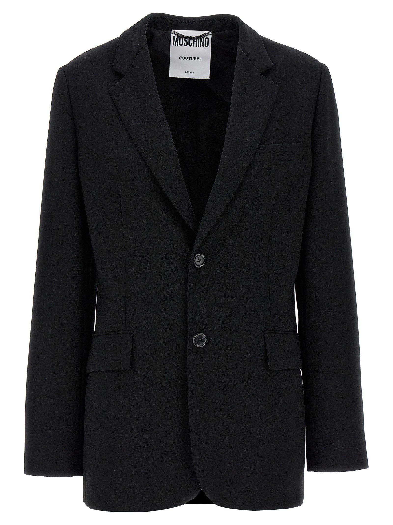 Moschino Women's Single-Breasted Martingale Blazer