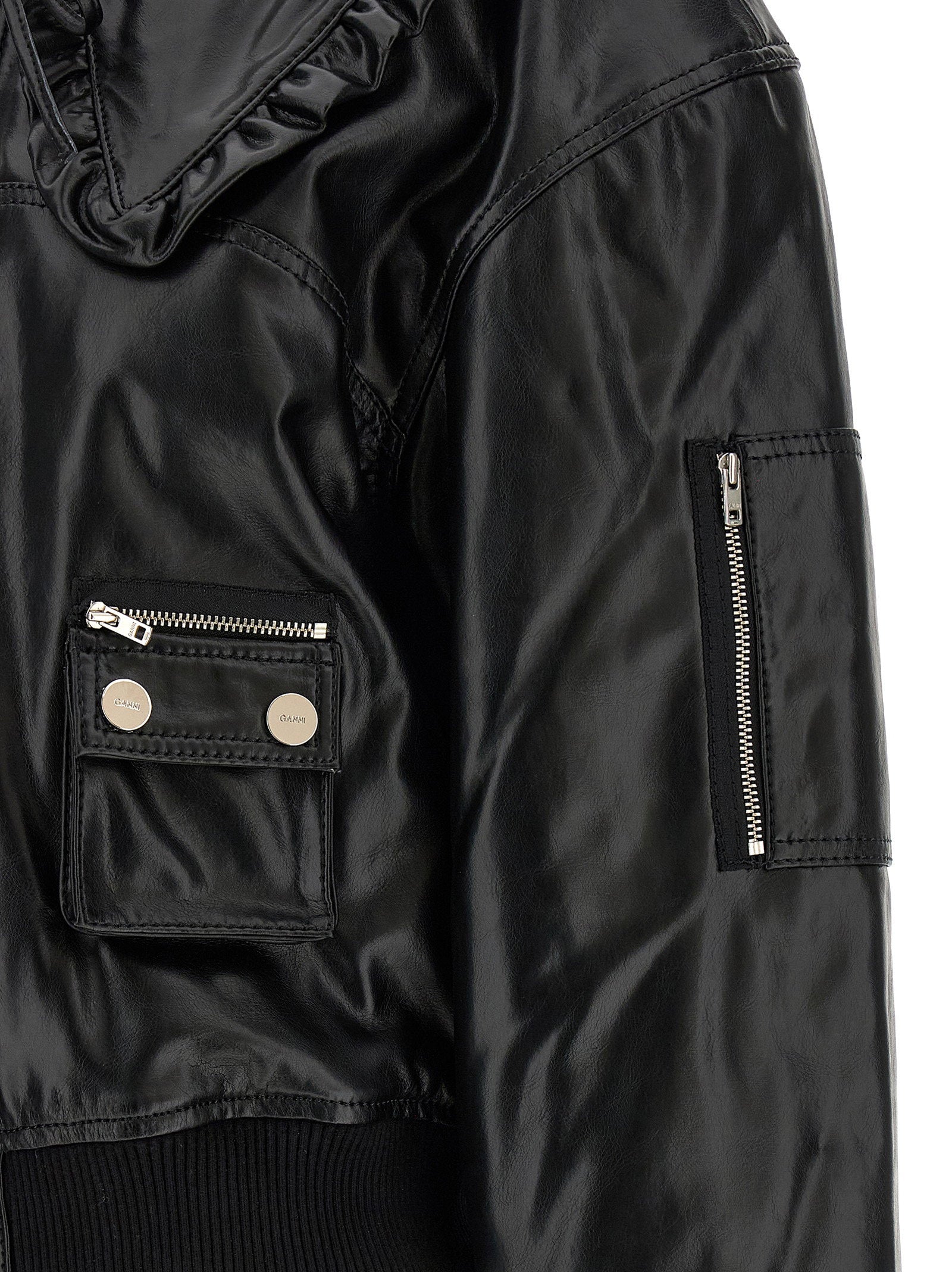 Ganni Women's 7093 Future Bomber Jacket