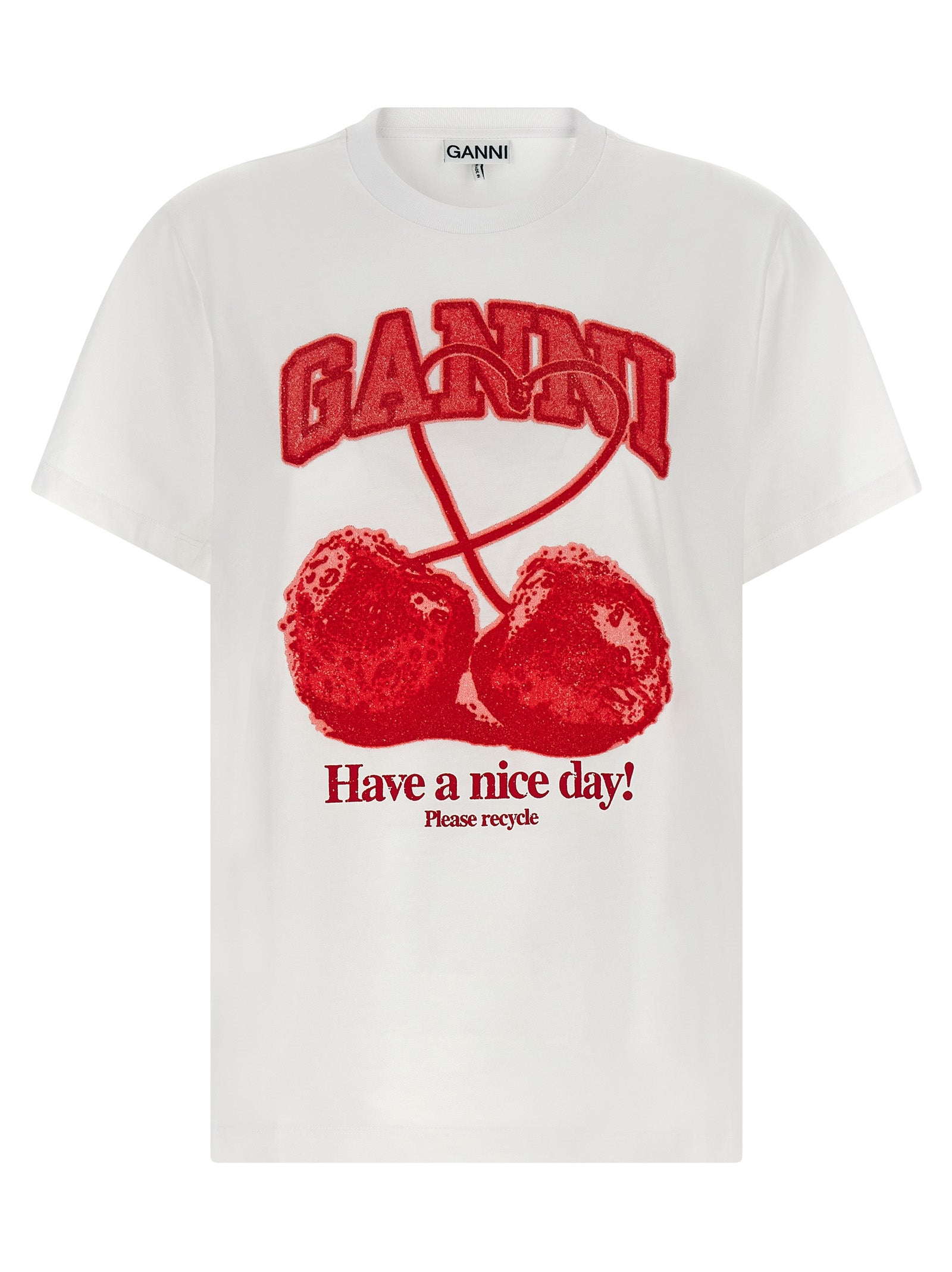 Ganni Women's Cherry T-Shirt