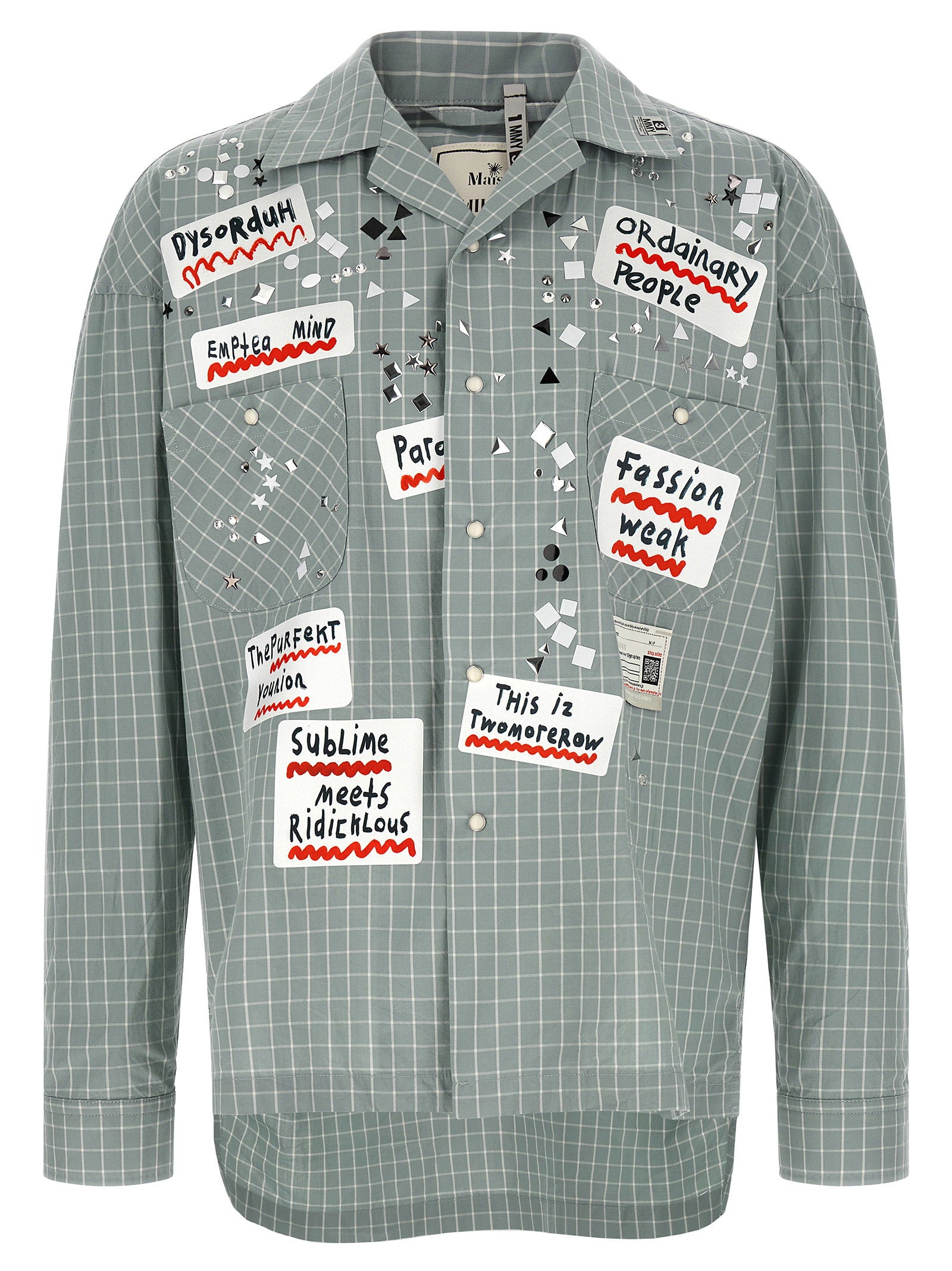 Maison Mihara Yasuhiro Men's Shirt Adhesive Decorations