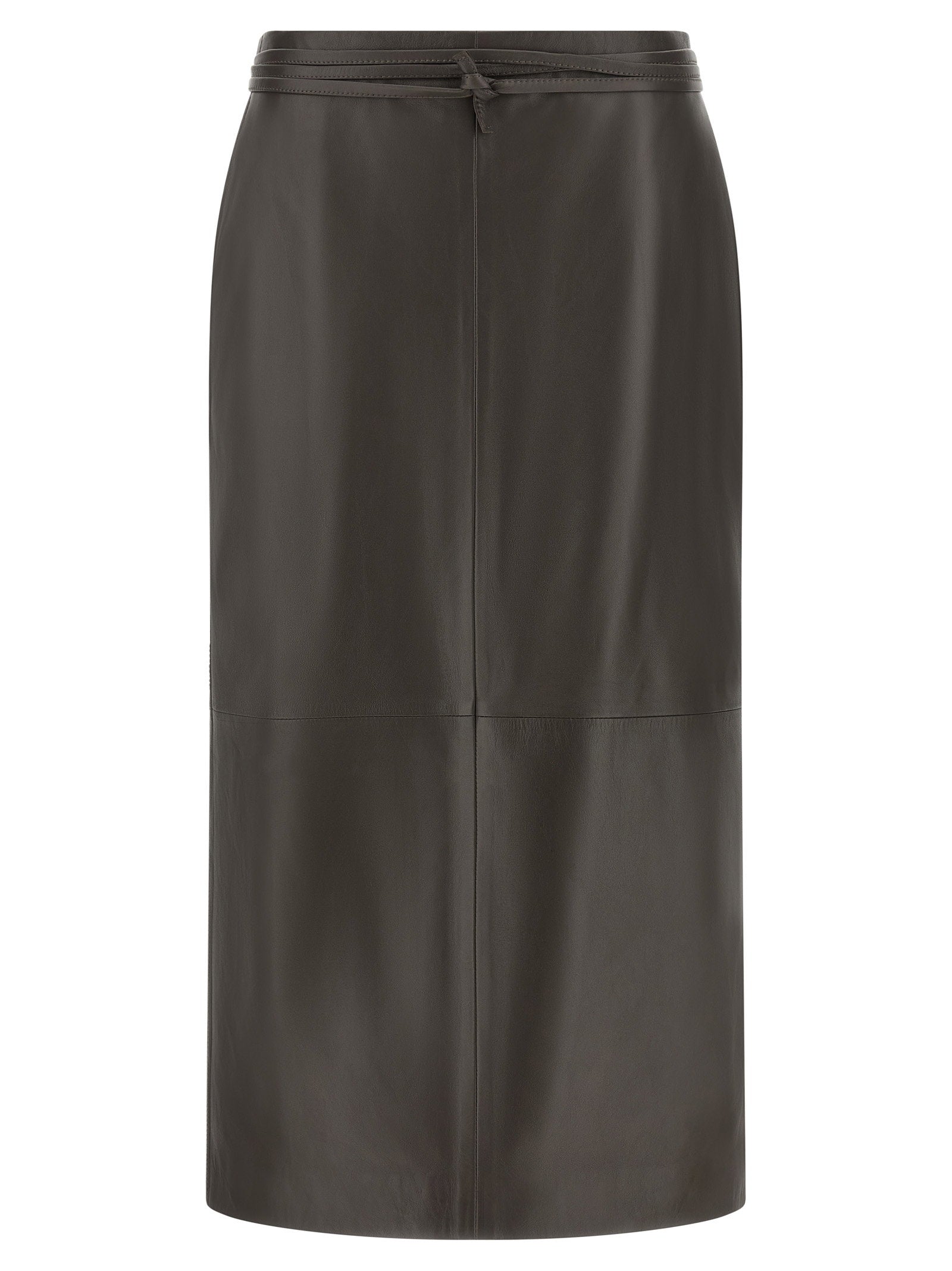 Alberta Ferretti Women's Leather Skirt