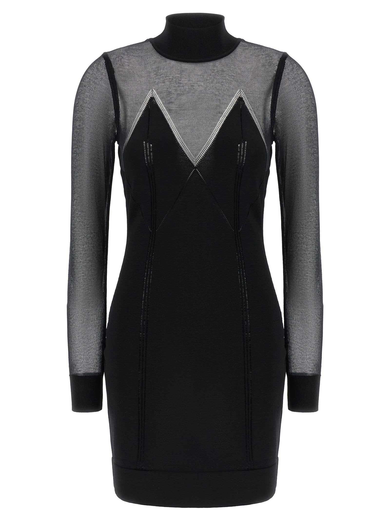Elisabetta Franchi Women's Dress With Transparencies