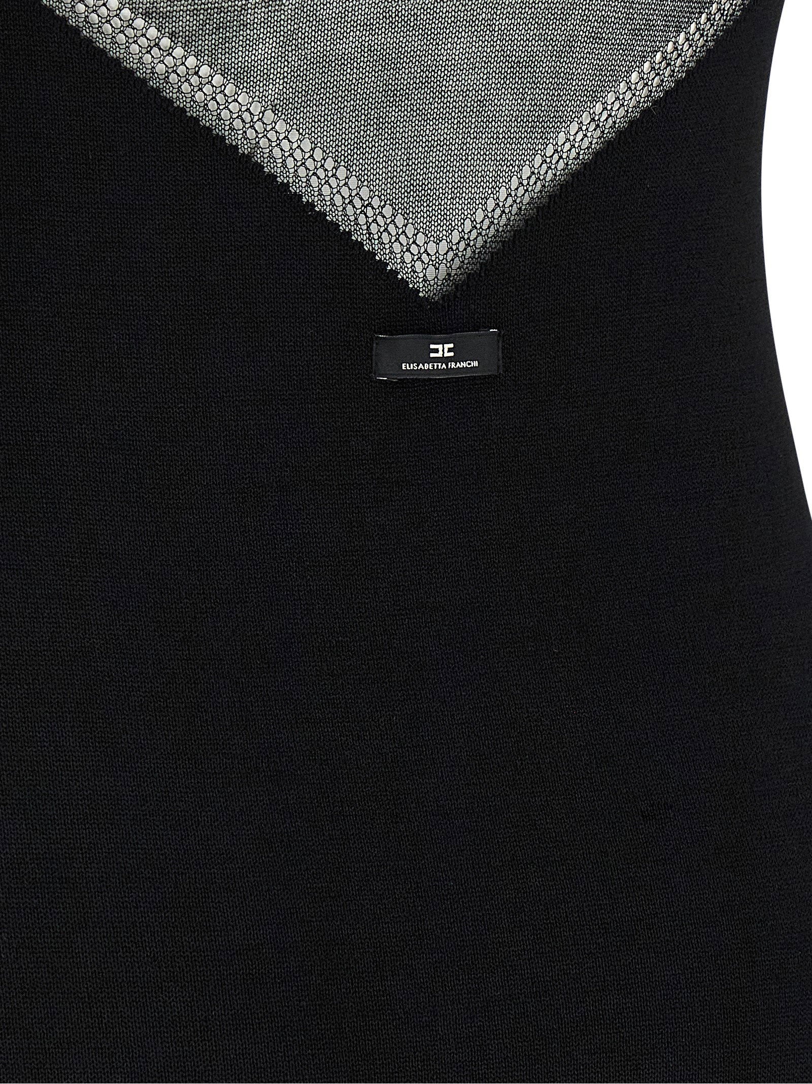 Elisabetta Franchi Women's Dress With Transparencies