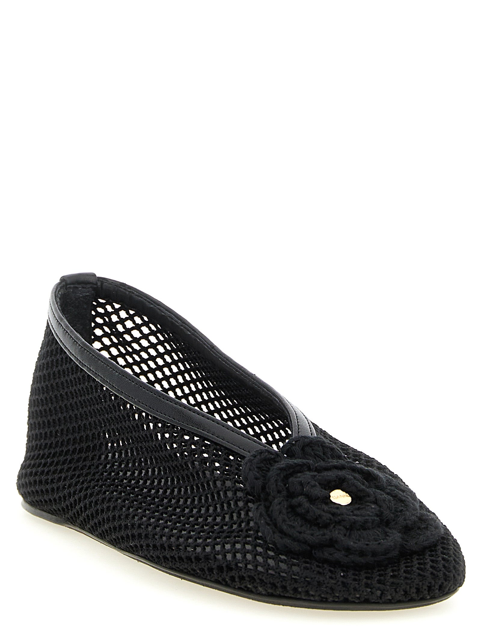 Ganni Women's Jenny Ballet Flats
