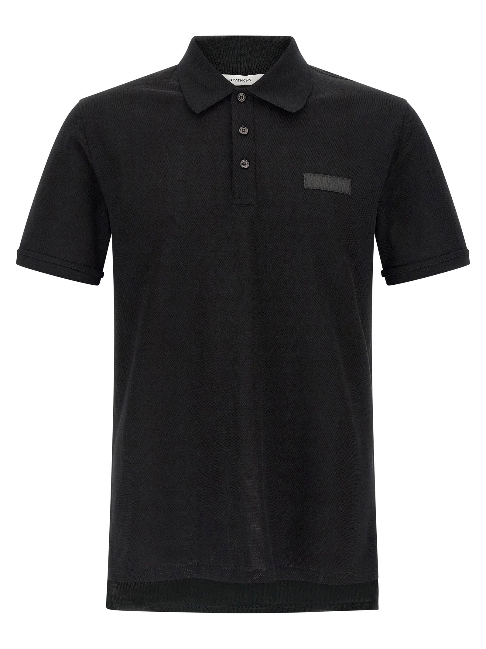 Givenchy Men's Logo Patch Polo Shirt