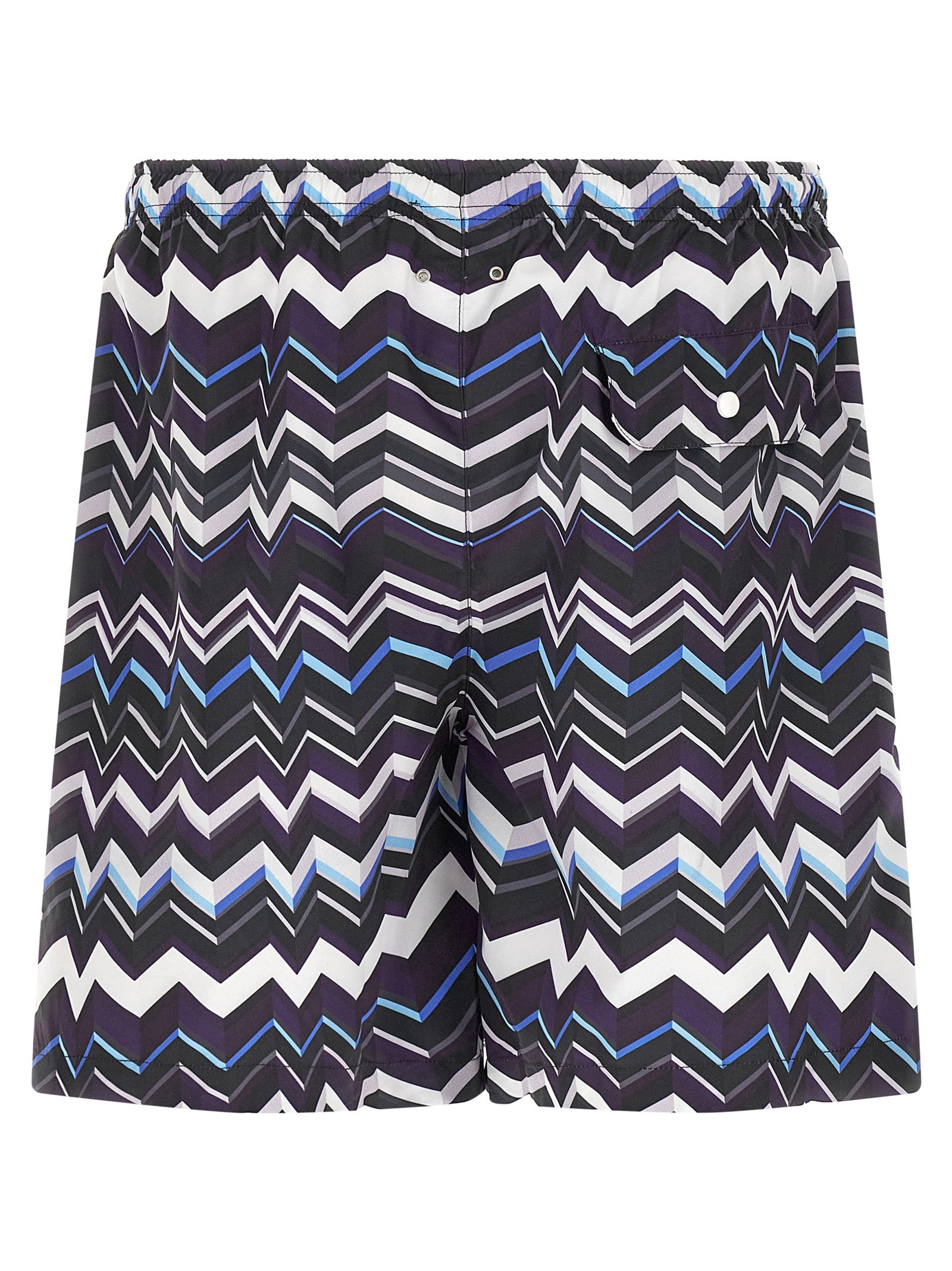 Missoni Men's Irregular Zig Zag Swimsuit