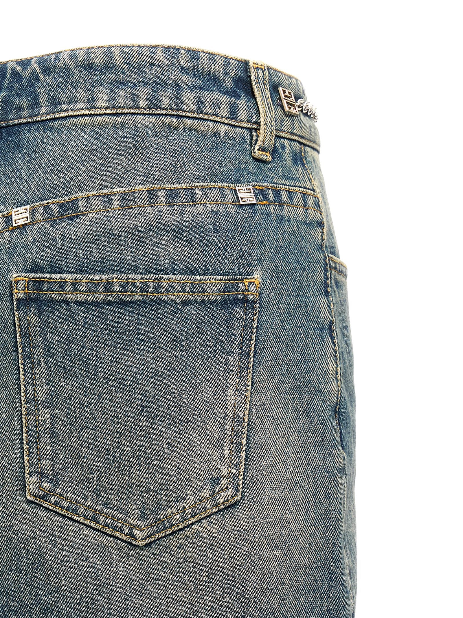 Givenchy Women's Denim Mini Skirt