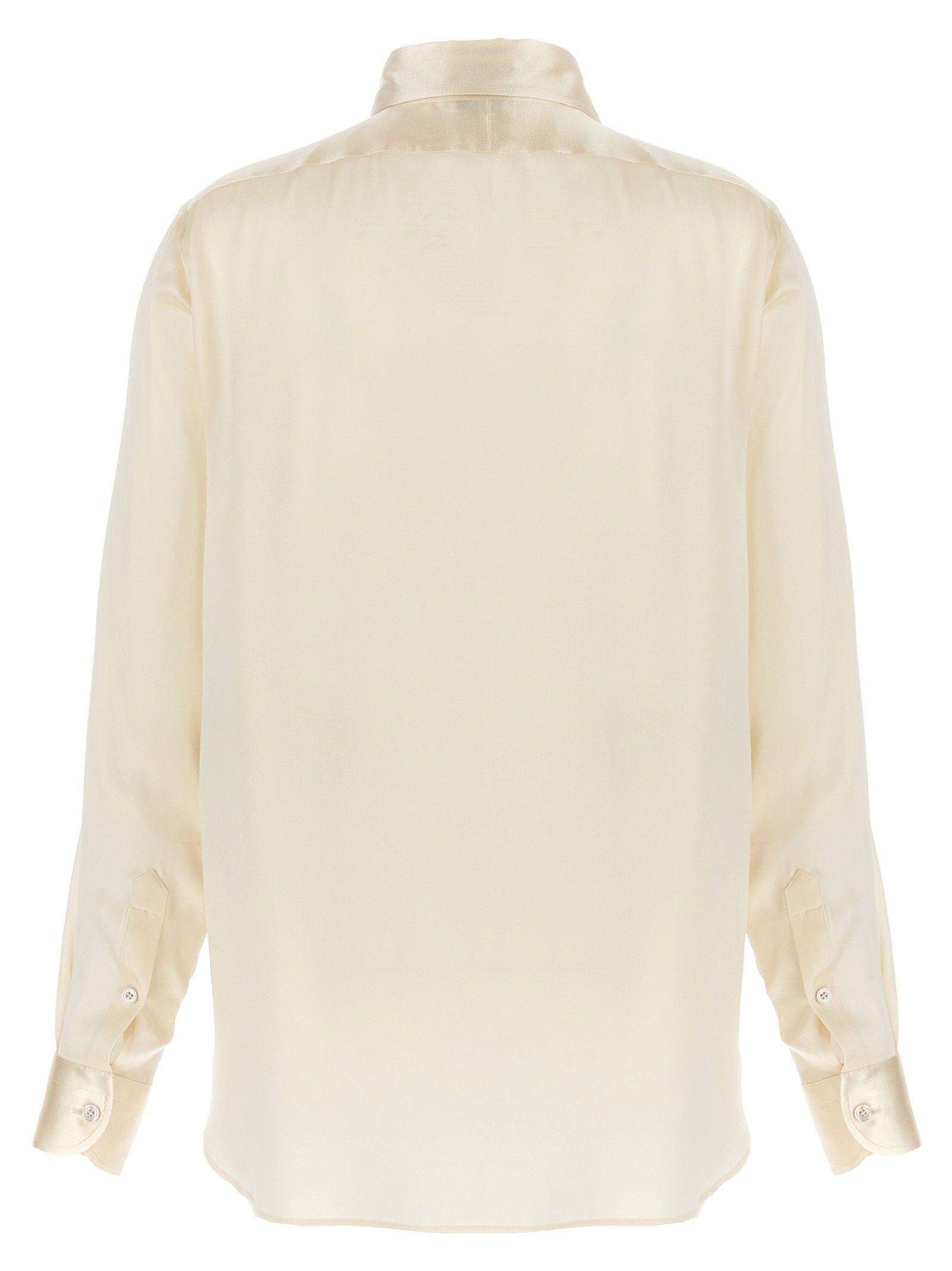 Tom Ford Women's Pleated Plastron Shirt