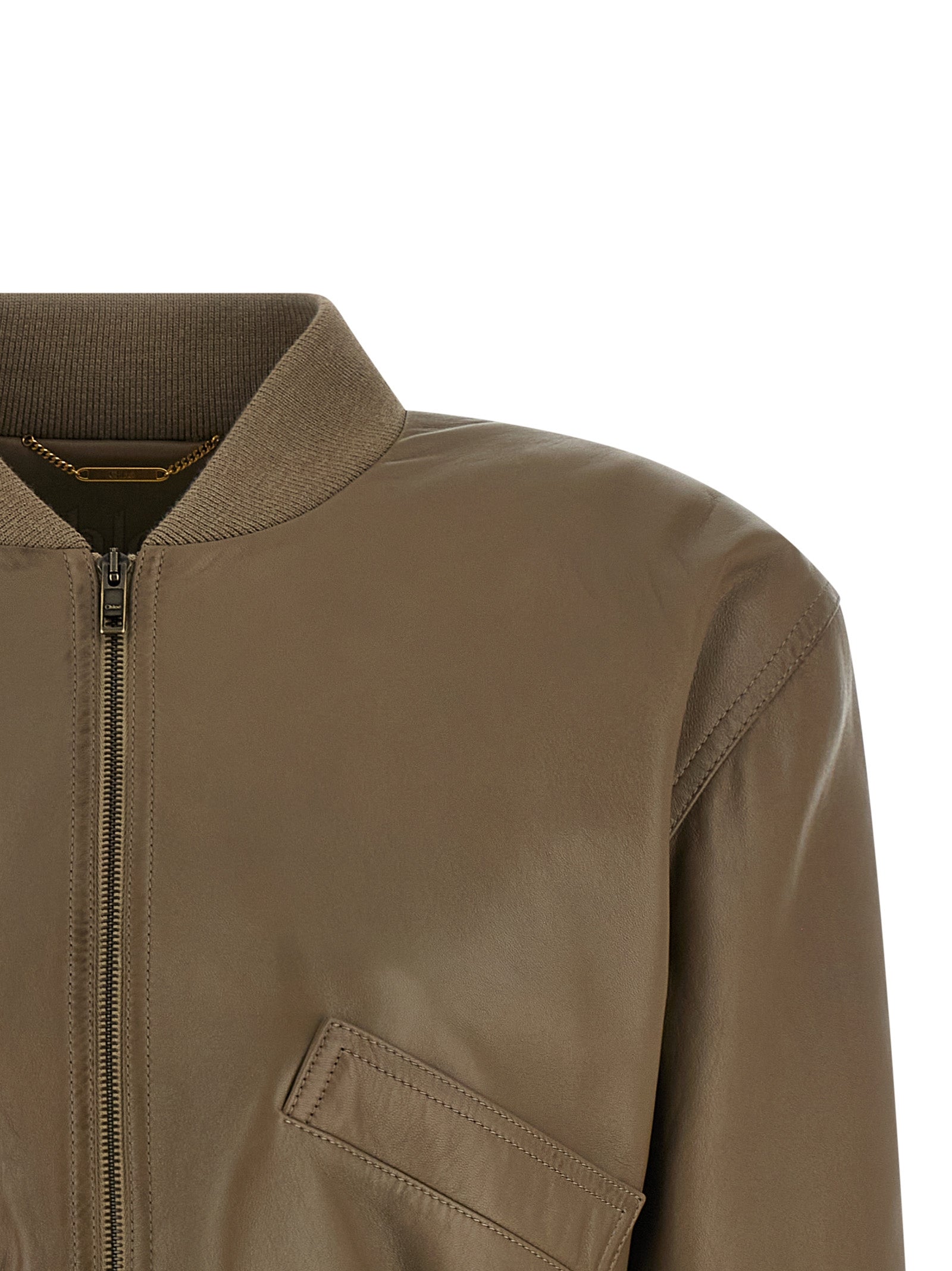 Chloé Women's Cropped Bomber Jacket