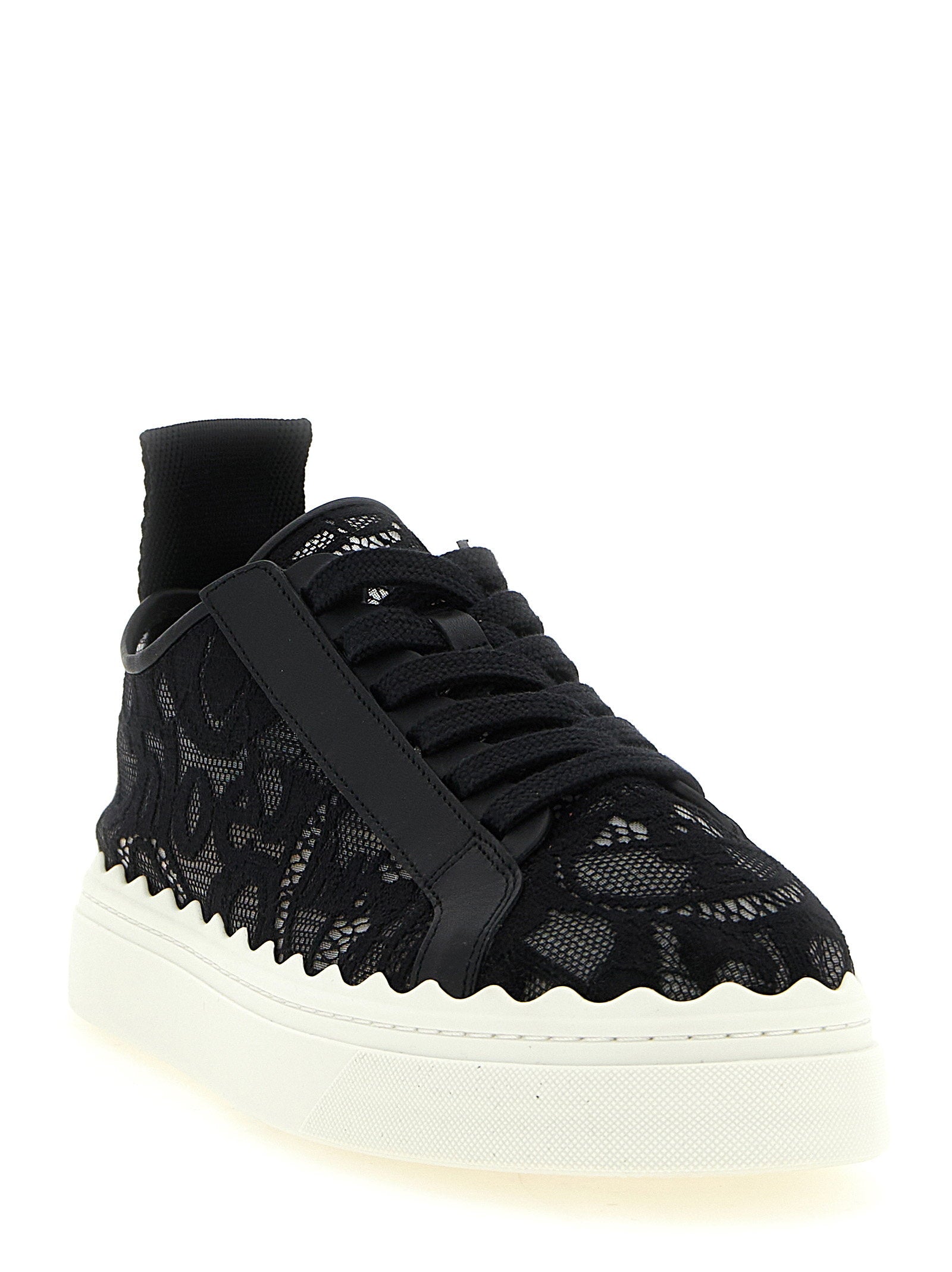 Chloé Women's Lauren Lace Sneakers