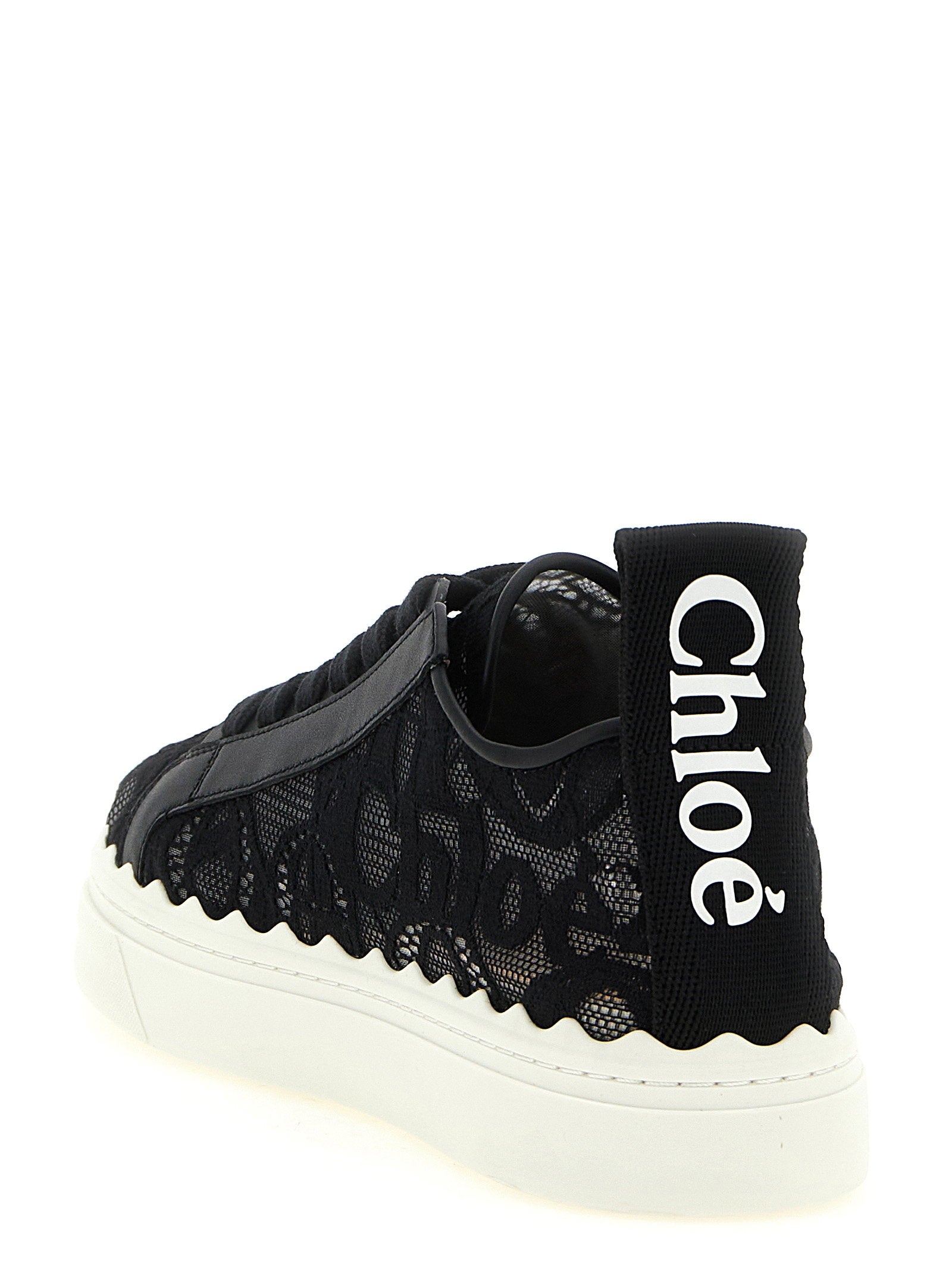 Chloé Women's Lauren Lace Sneakers