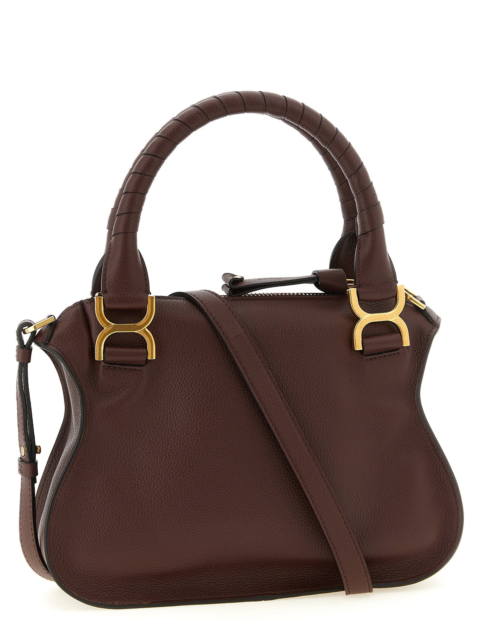 Chloé Women's Marcie Bag With Saddle Stitching