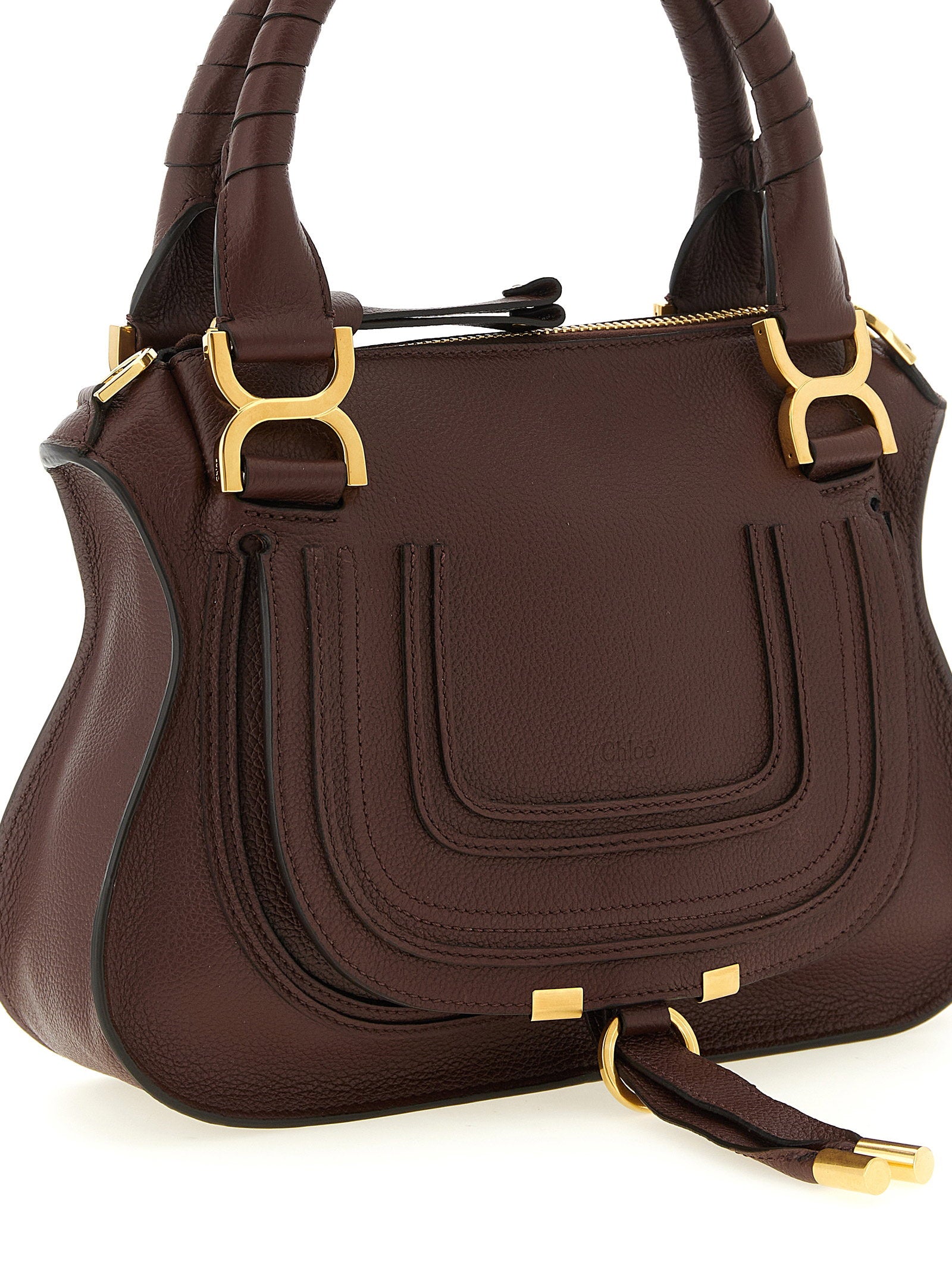 Chloé Women's Marcie Bag With Saddle Stitching