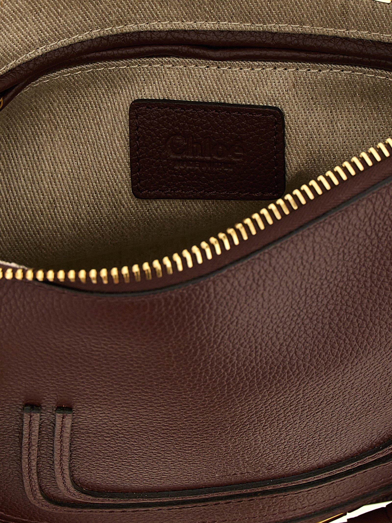 Chloé Women's Marcie Bag With Saddle Stitching