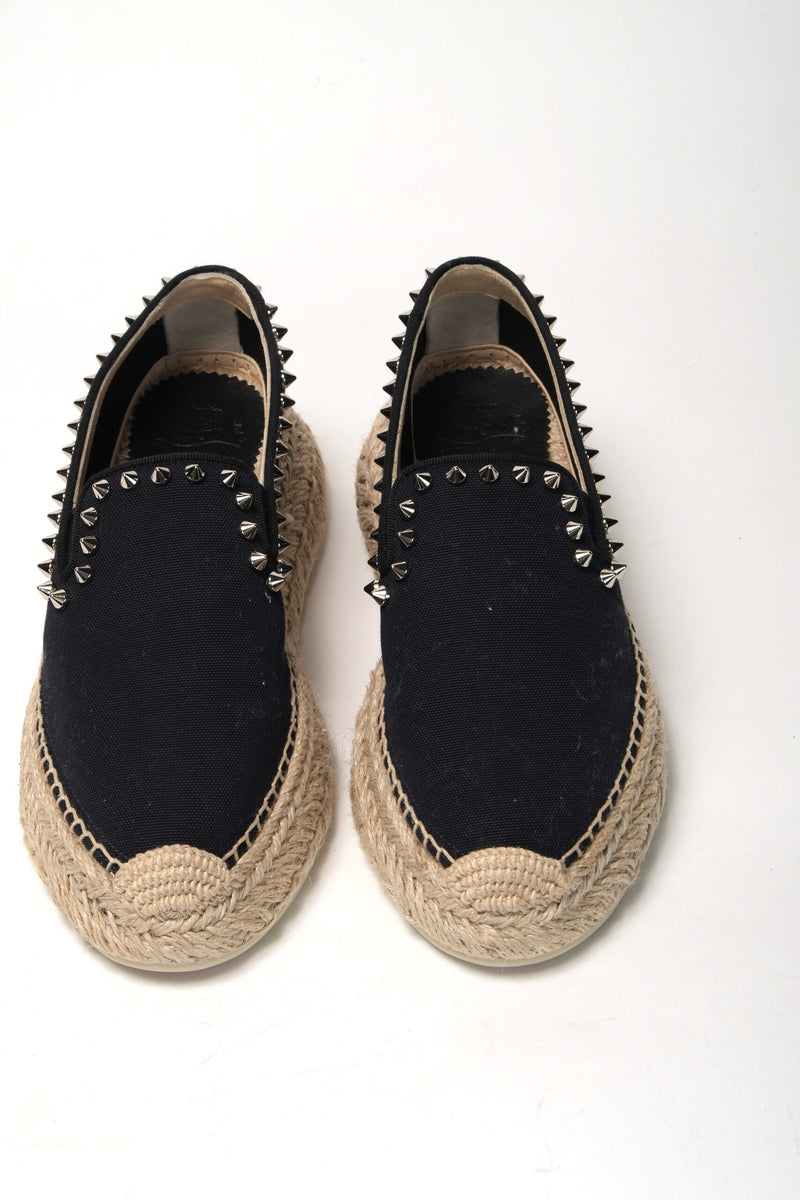 Christian Louboutin Obscur Black Platform Espadrille Espadrille Women's Shoes