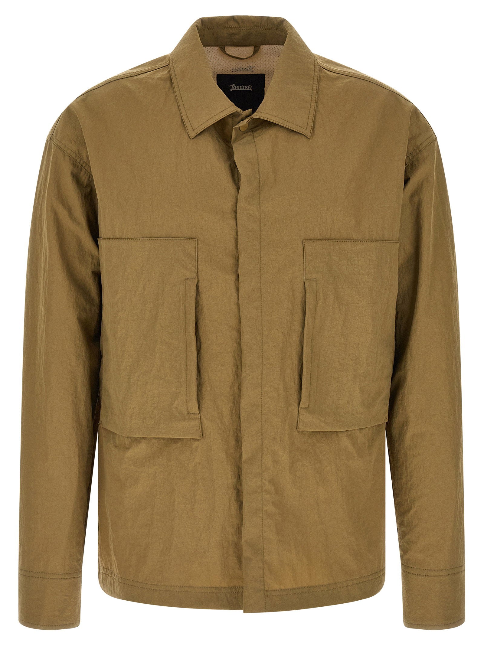 Laminar Men's Shacket Rippled Effect