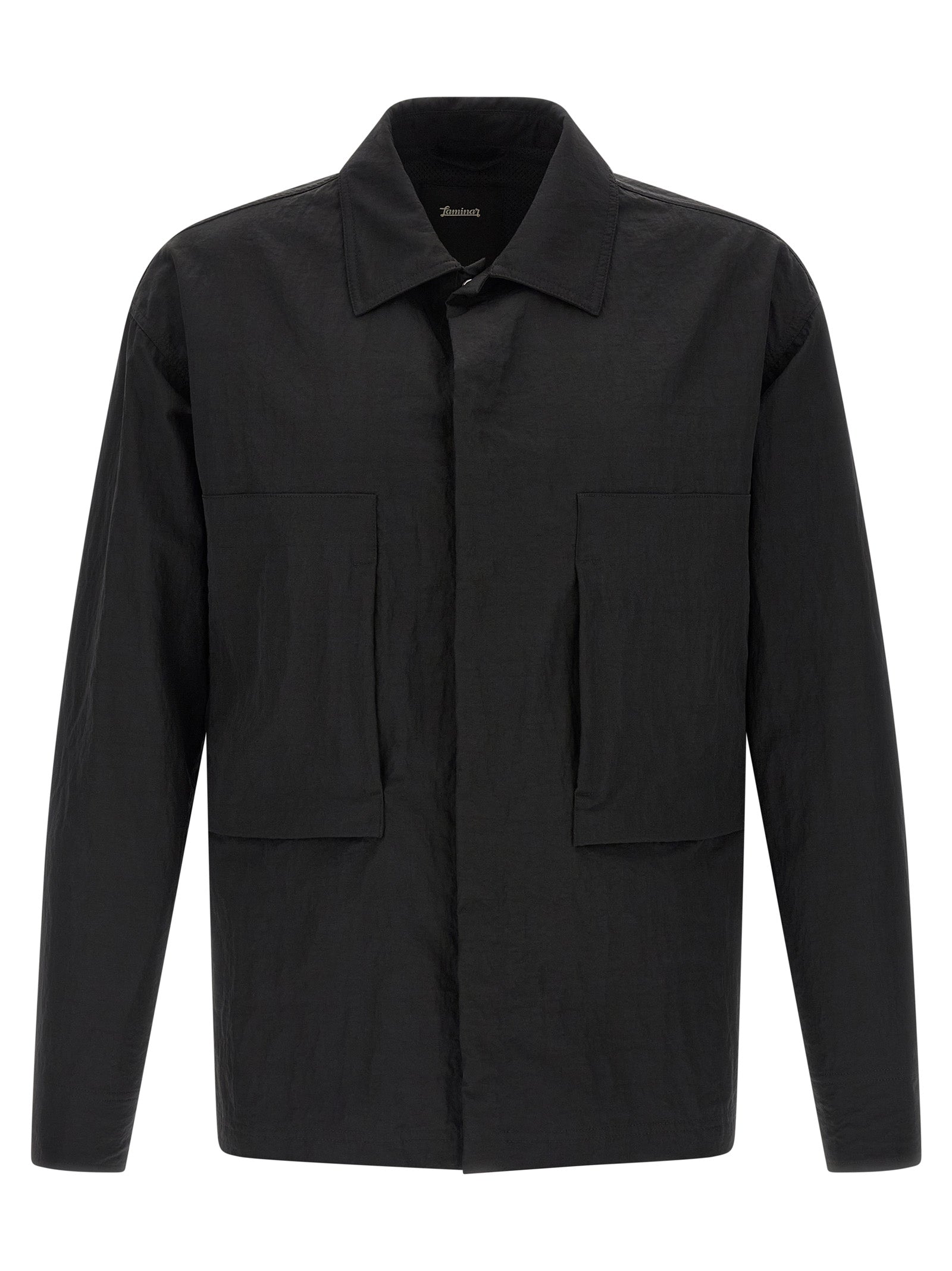 Laminar Men's Shacket Rippled Effect