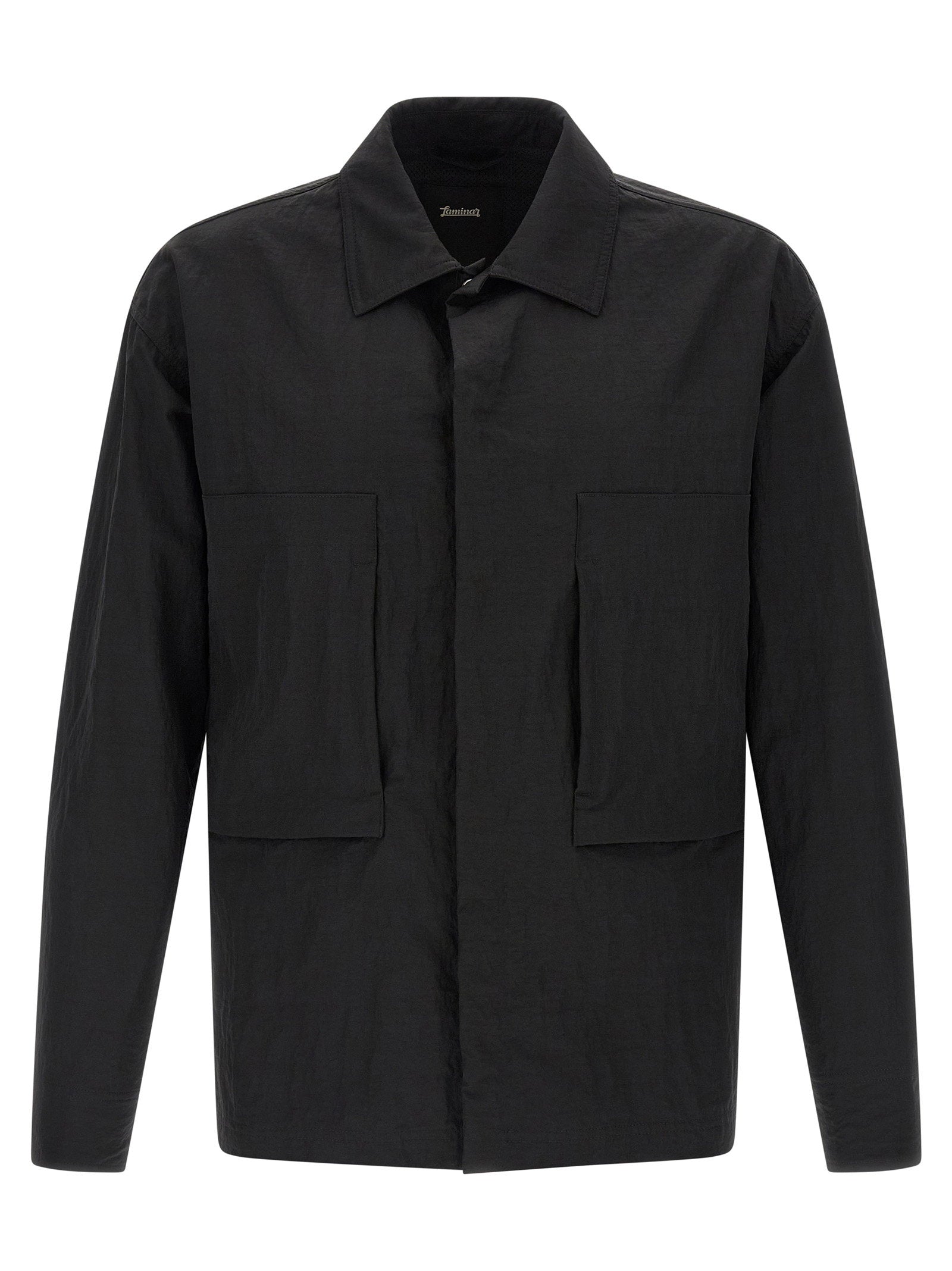 Laminar Men's Shacket Rippled Effect