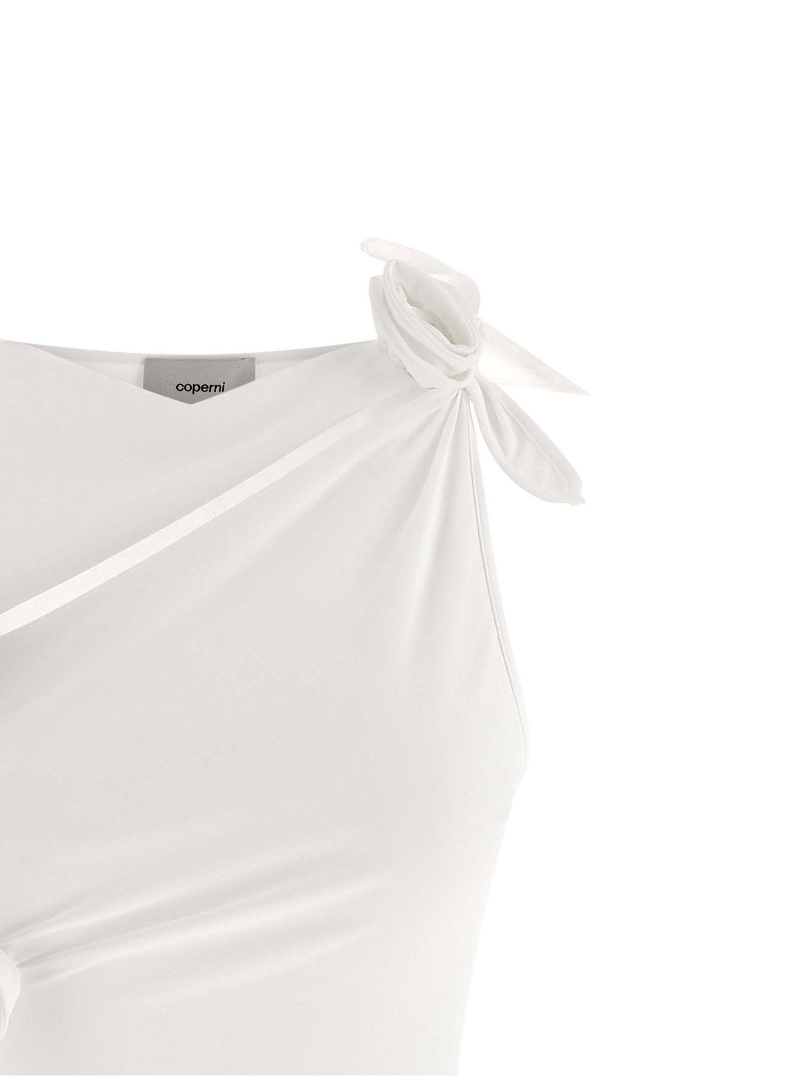 Coperni Women's Asymmetric Flower Dress