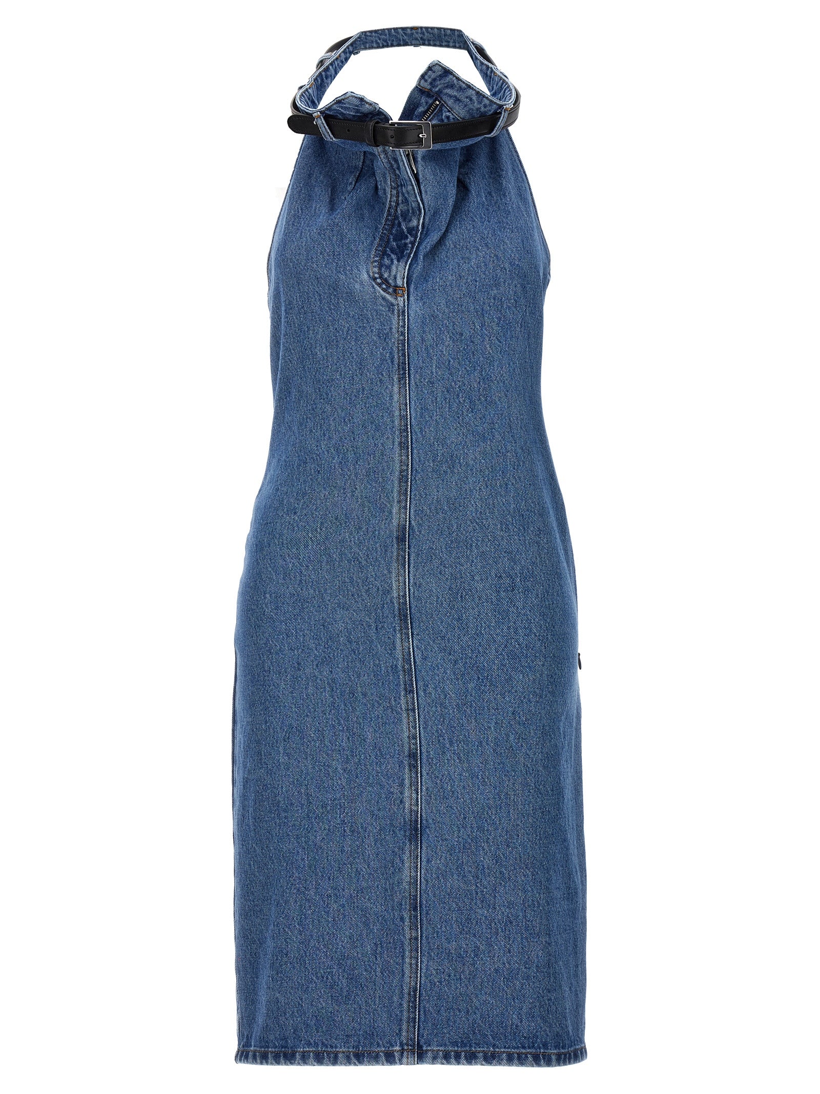 Coperni Women's Belt Halter Neck Dress