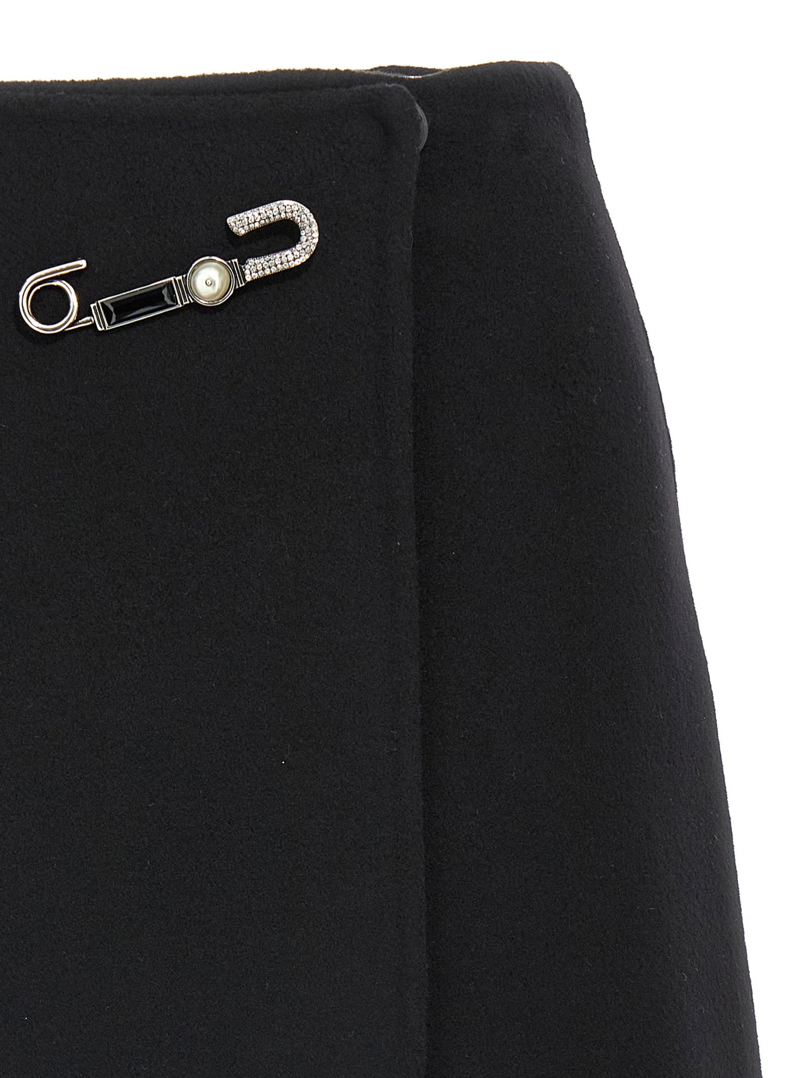 Ermanno Scervino Women's Jewel Pin Skirt