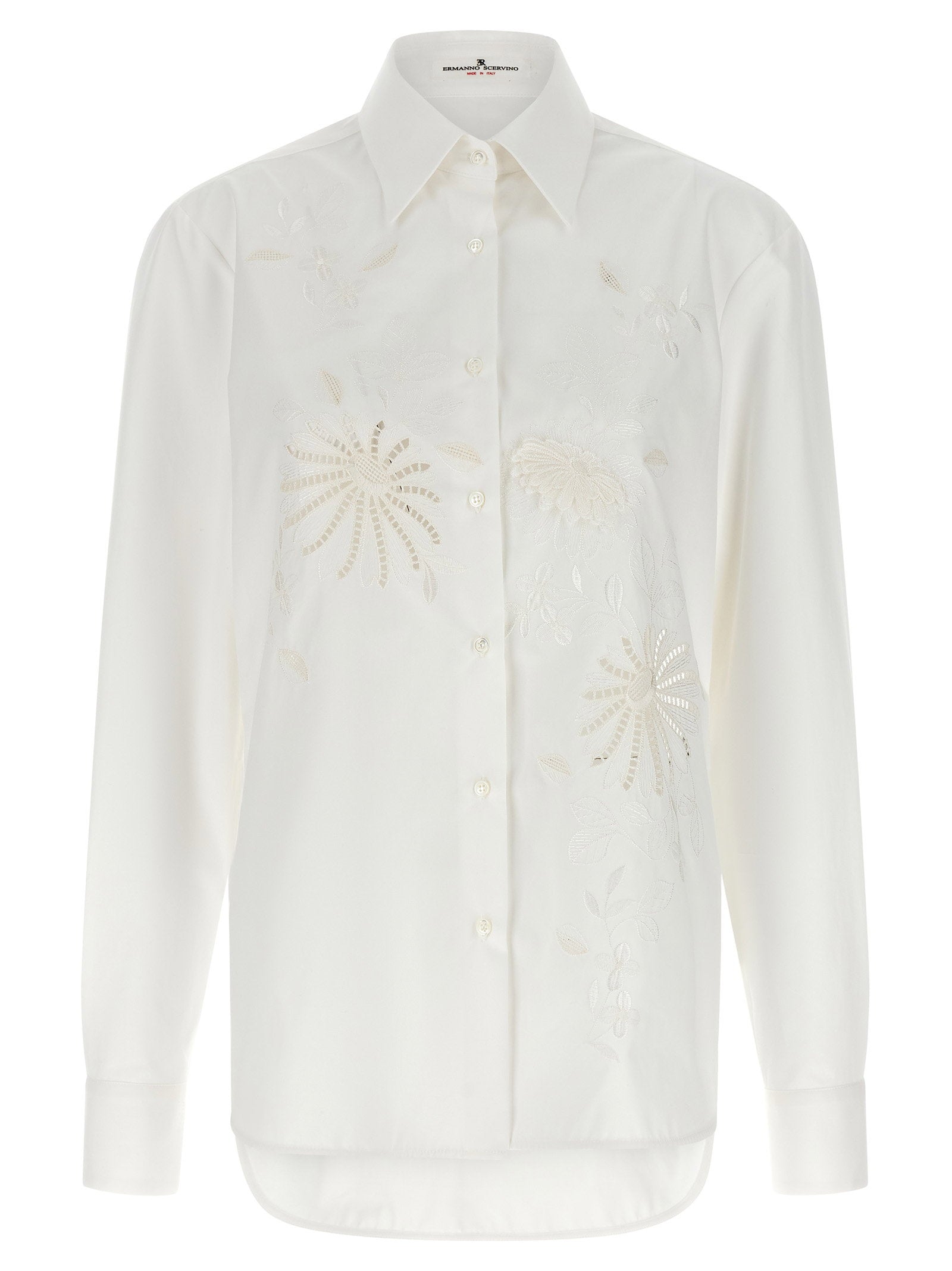 Ermanno Scervino Women's Embroidery Cotton Shirt