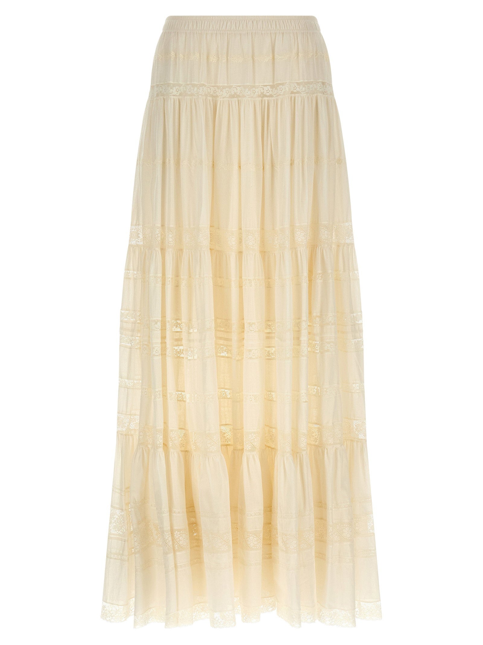 Ermanno Scervino Women's Lace Insert Skirt
