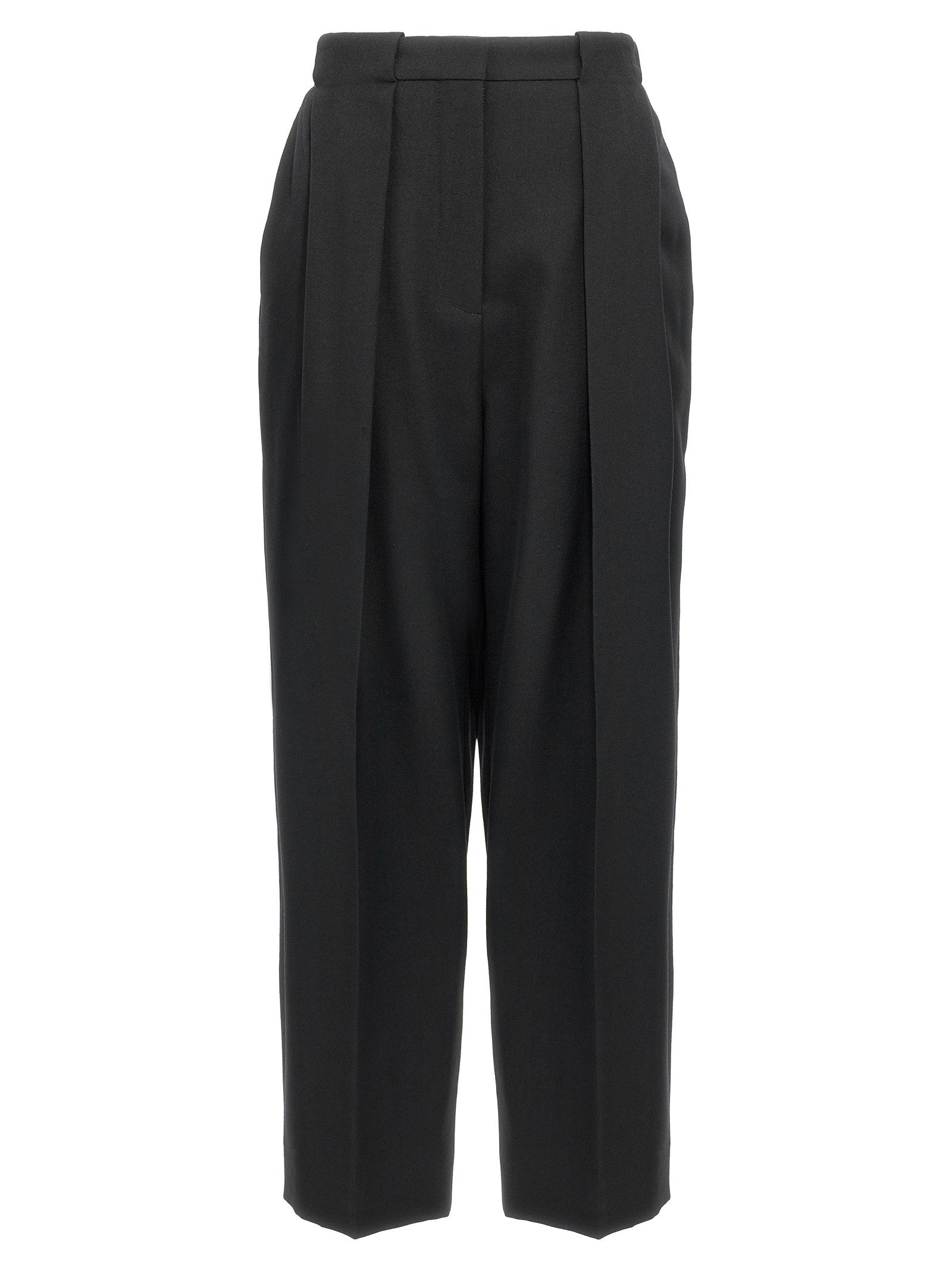 Balmain Women's Grain De Poudre Pants