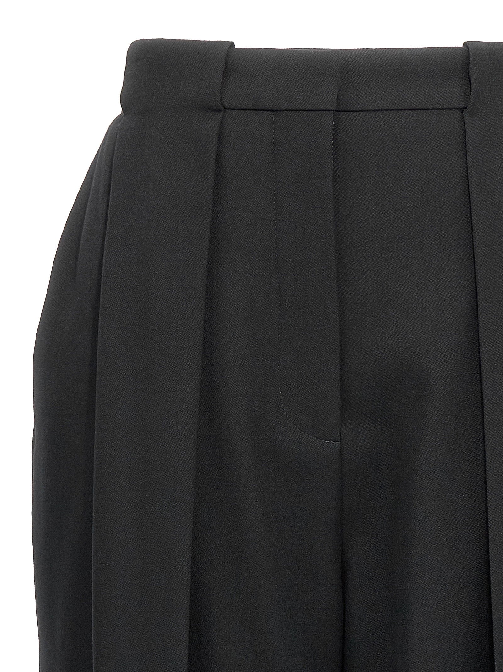 Balmain Women's Grain De Poudre Pants