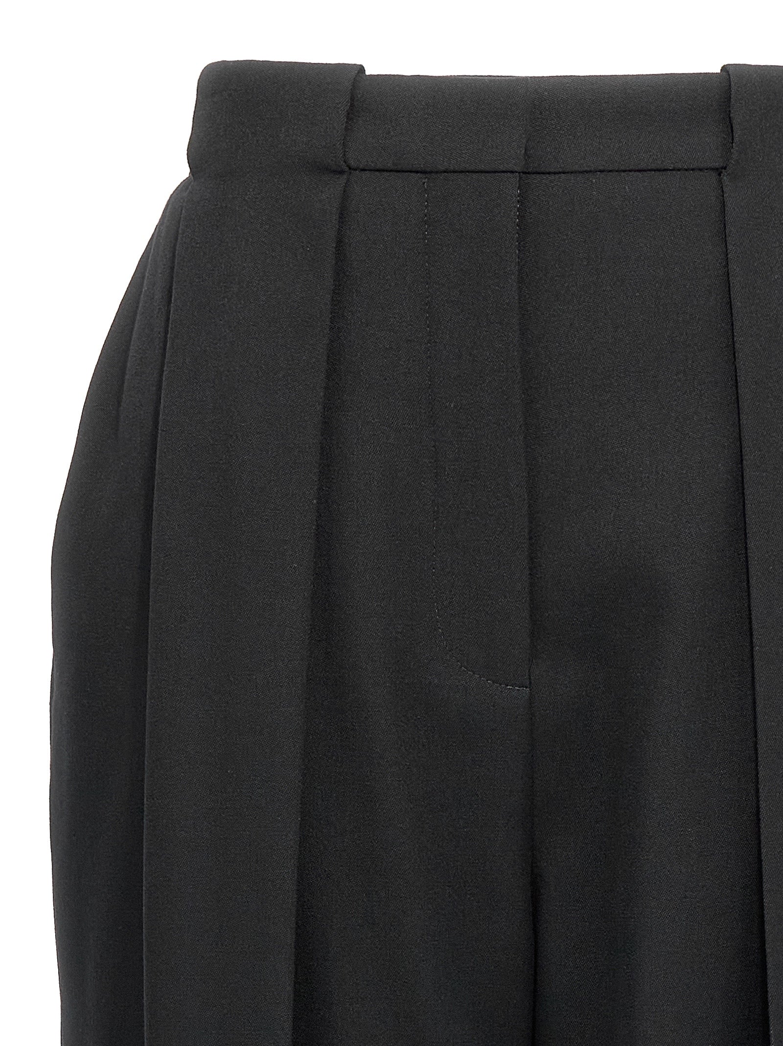 Balmain Women's Grain De Poudre Pants