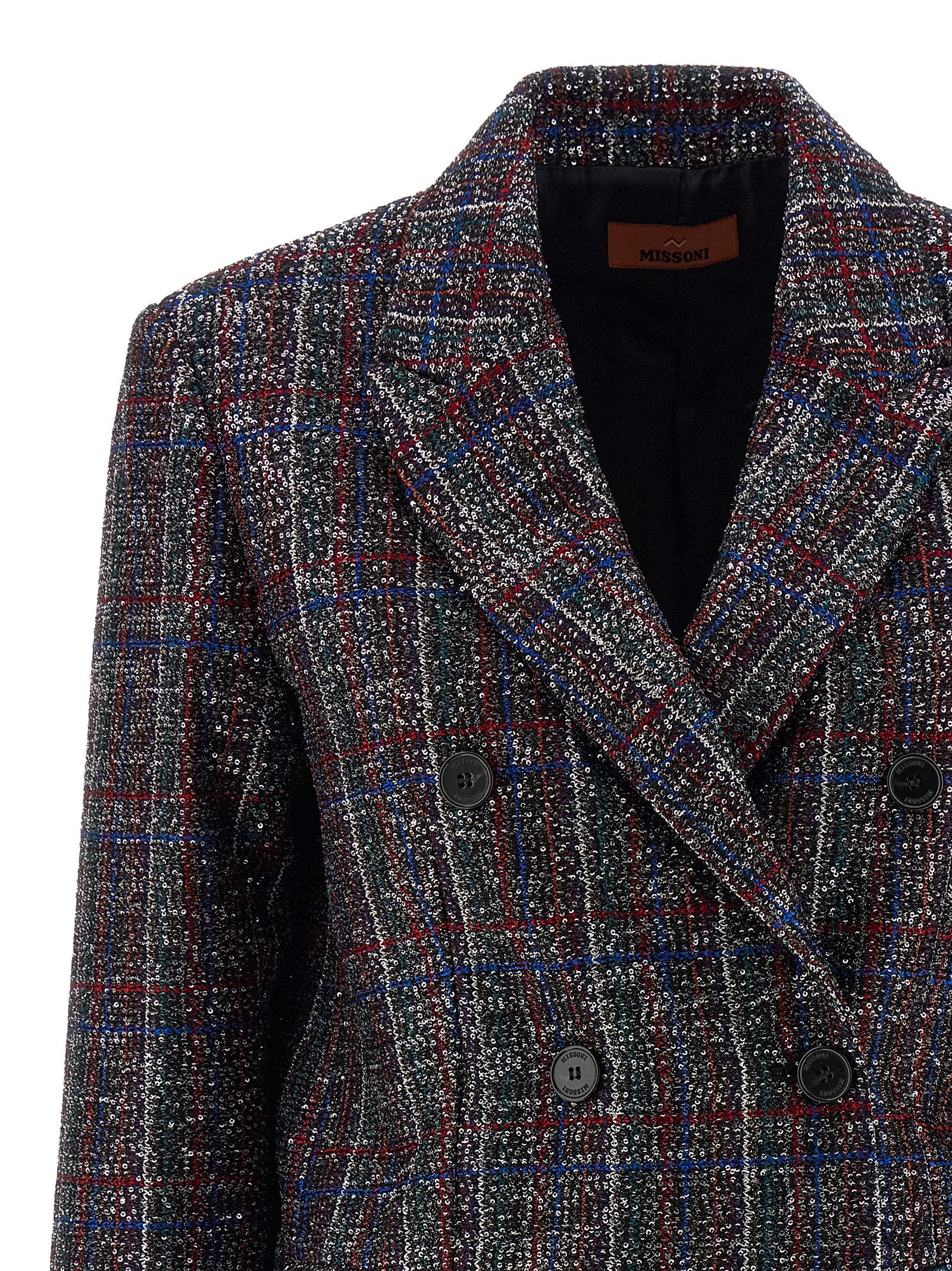 Missoni Women's Sequin Tartan Blazer