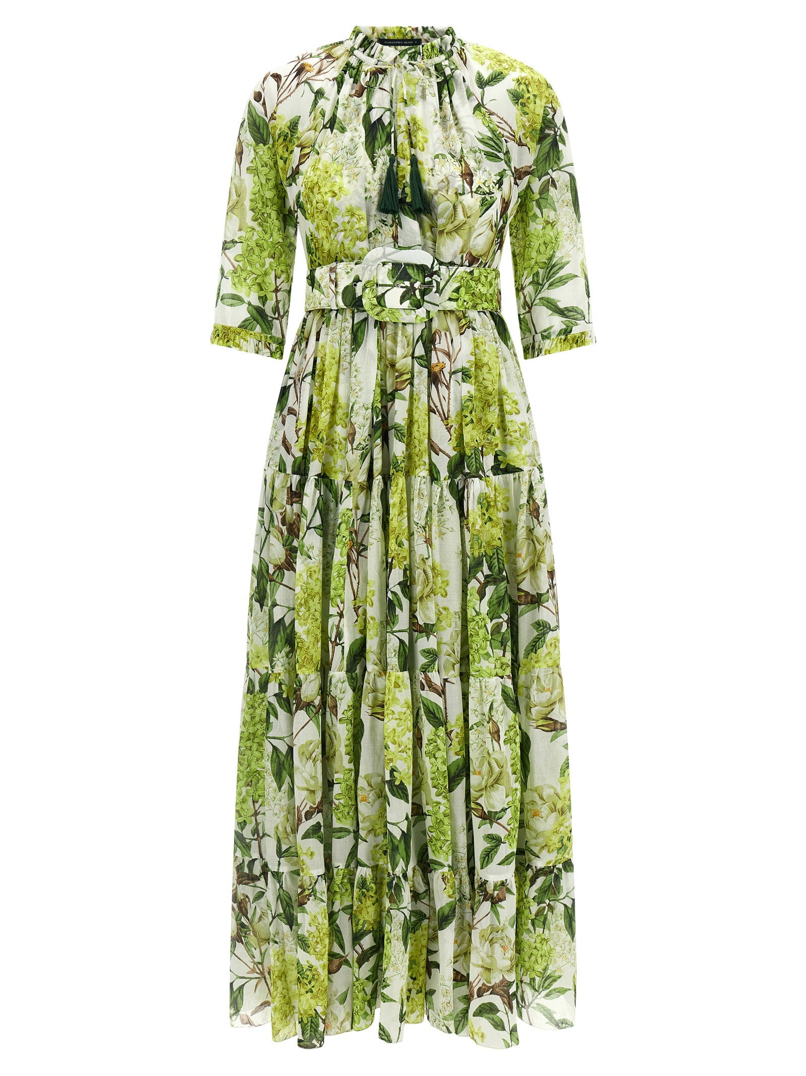 Samantha Sung Women's Eden Long Dress In Cotton Muslin With All Print