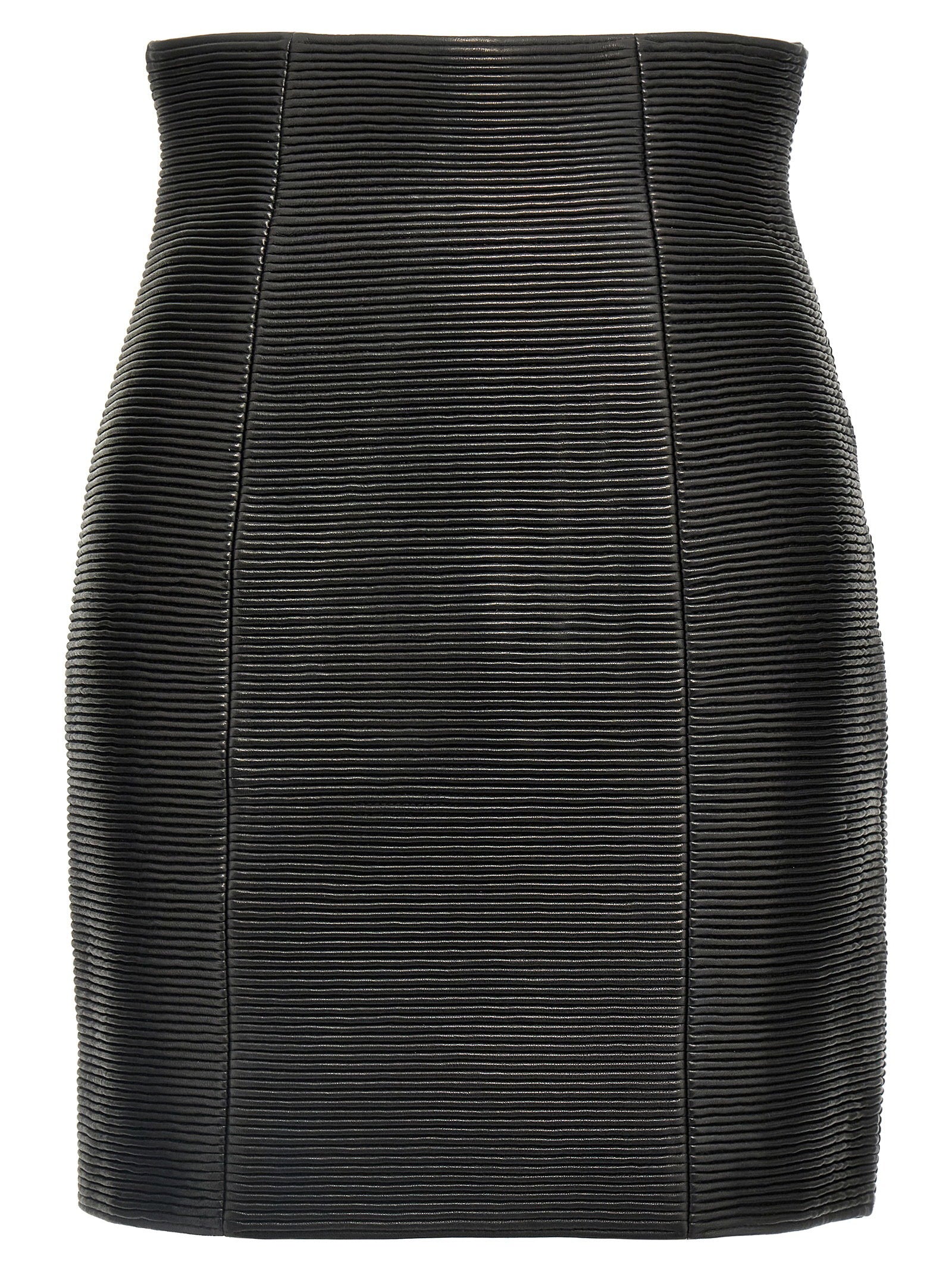 Balmain Women's Hw Rolled Skirt