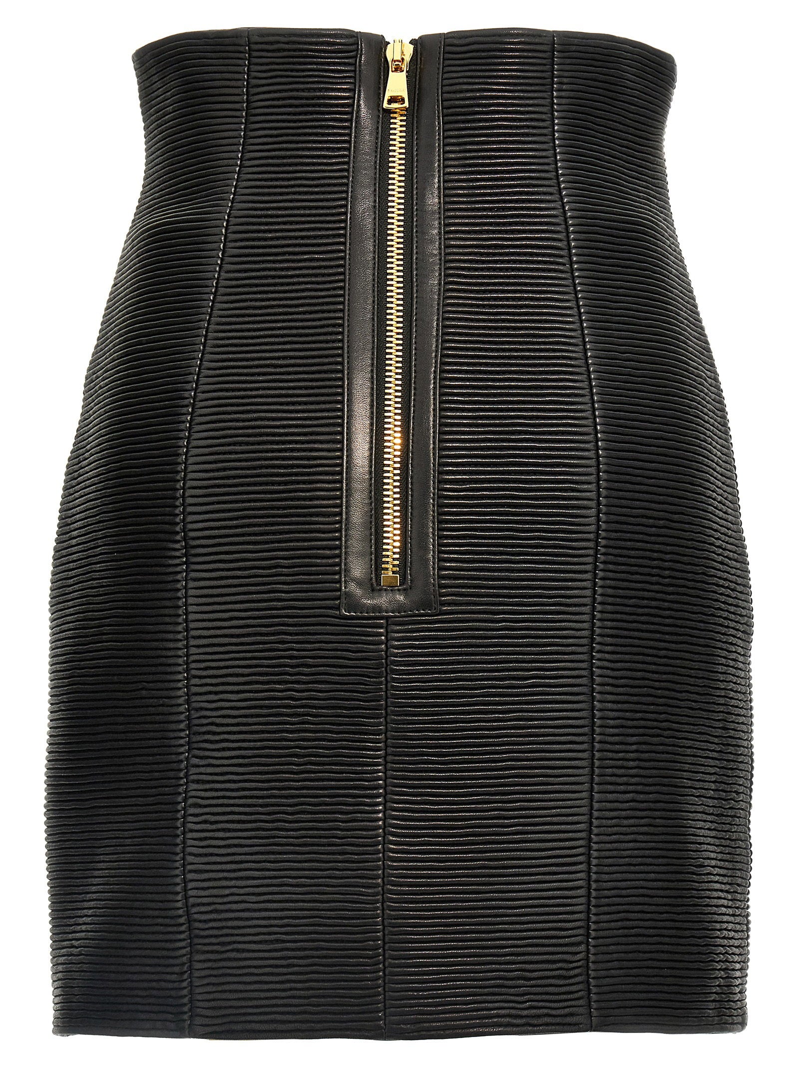Balmain Women's Hw Rolled Skirt