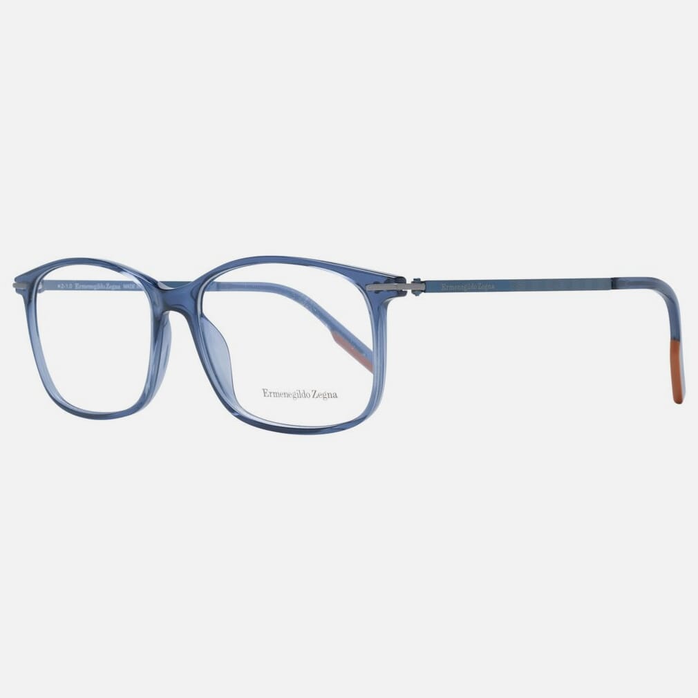 Ermenegildo Zegna Blue Titanium Glasses Men's (Frames)