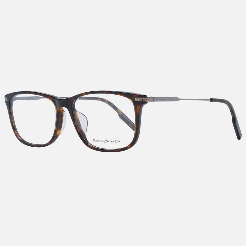 Ermenegildo Zegna Brown Plastic Glasses Men's (Frames)