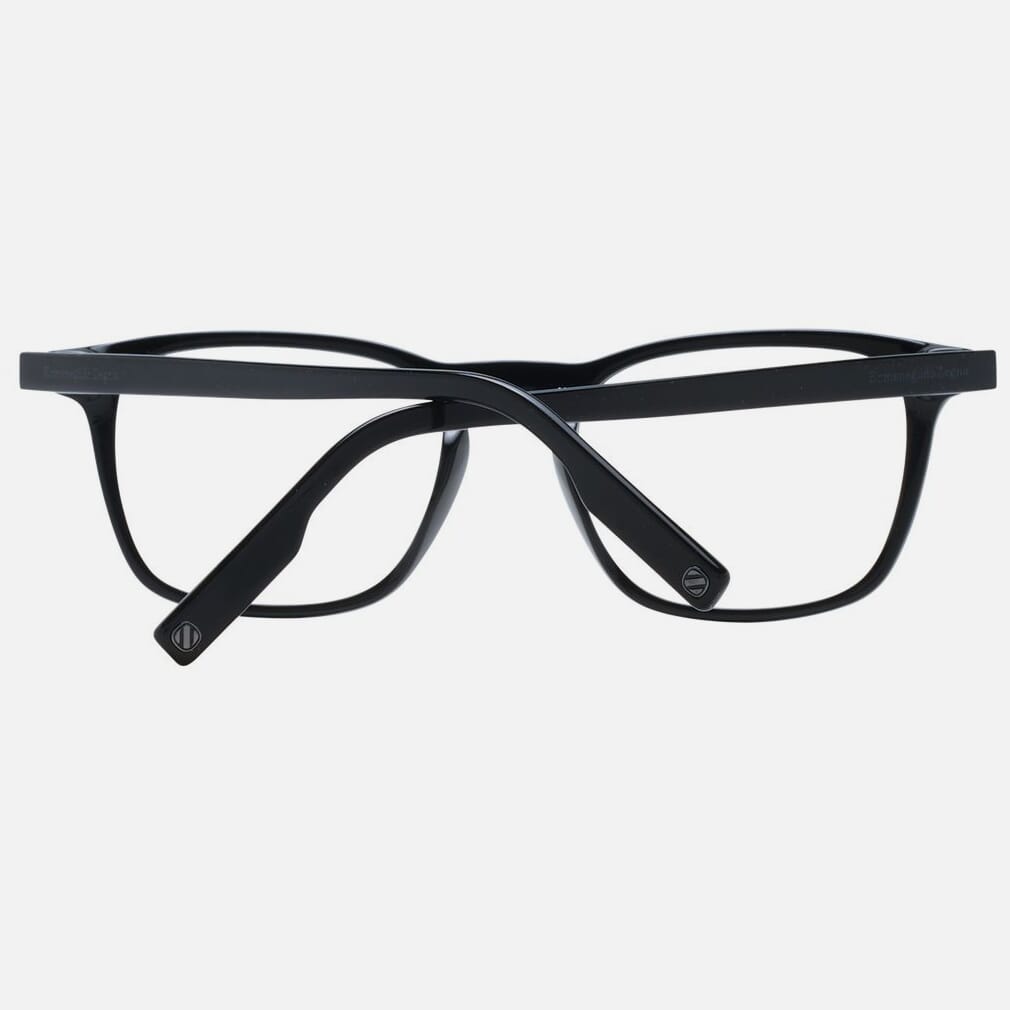 Ermenegildo Zegna Black Plastic Glasses Men's (Frames)