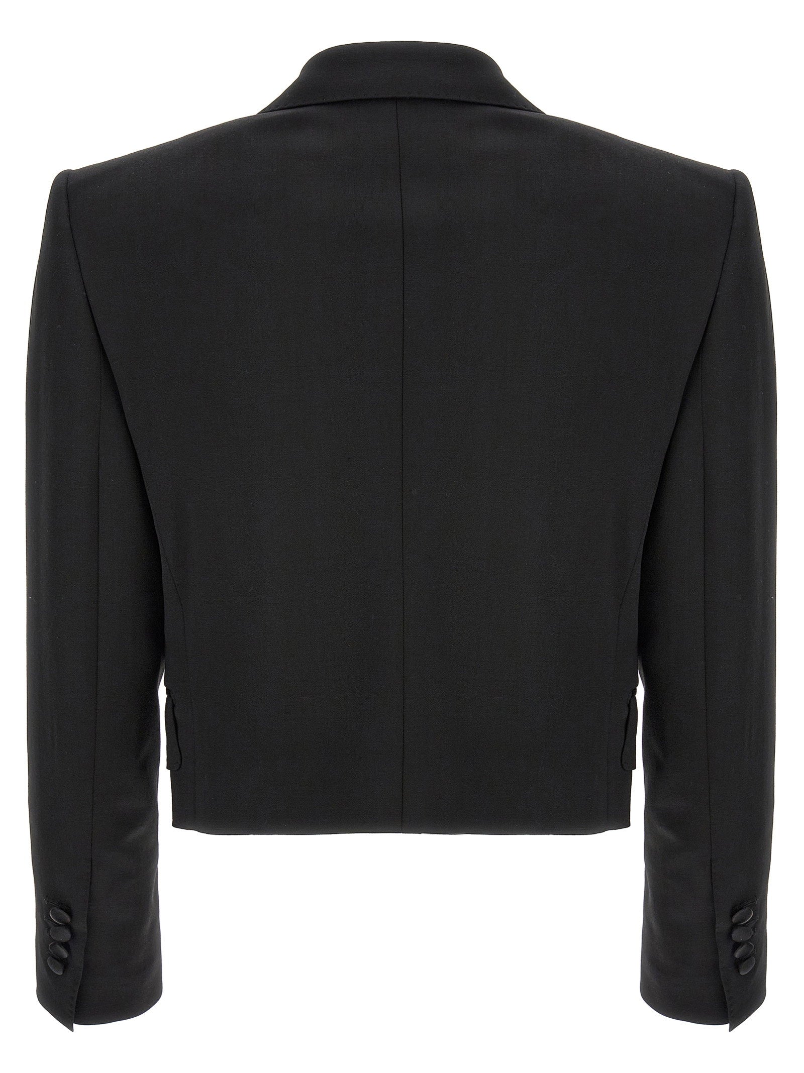 Dolce & Gabbana Women's Tuxedo Crop Blazer