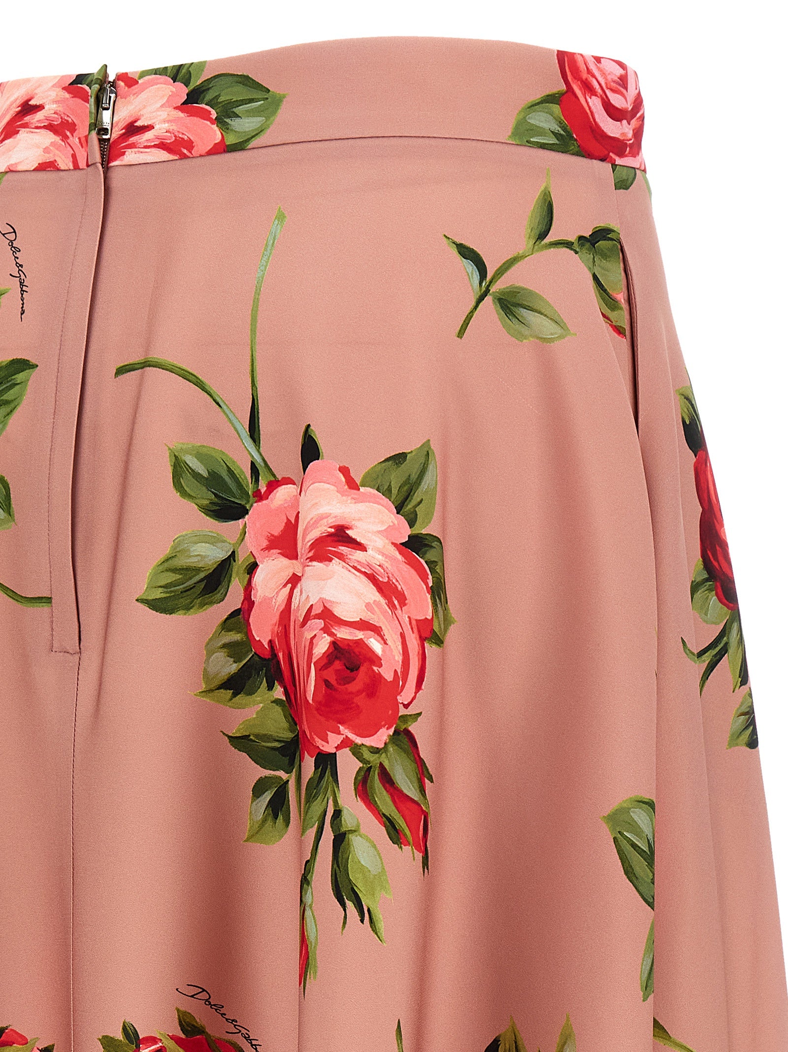 Dolce & Gabbana Women's Bouquet Rose Skirt