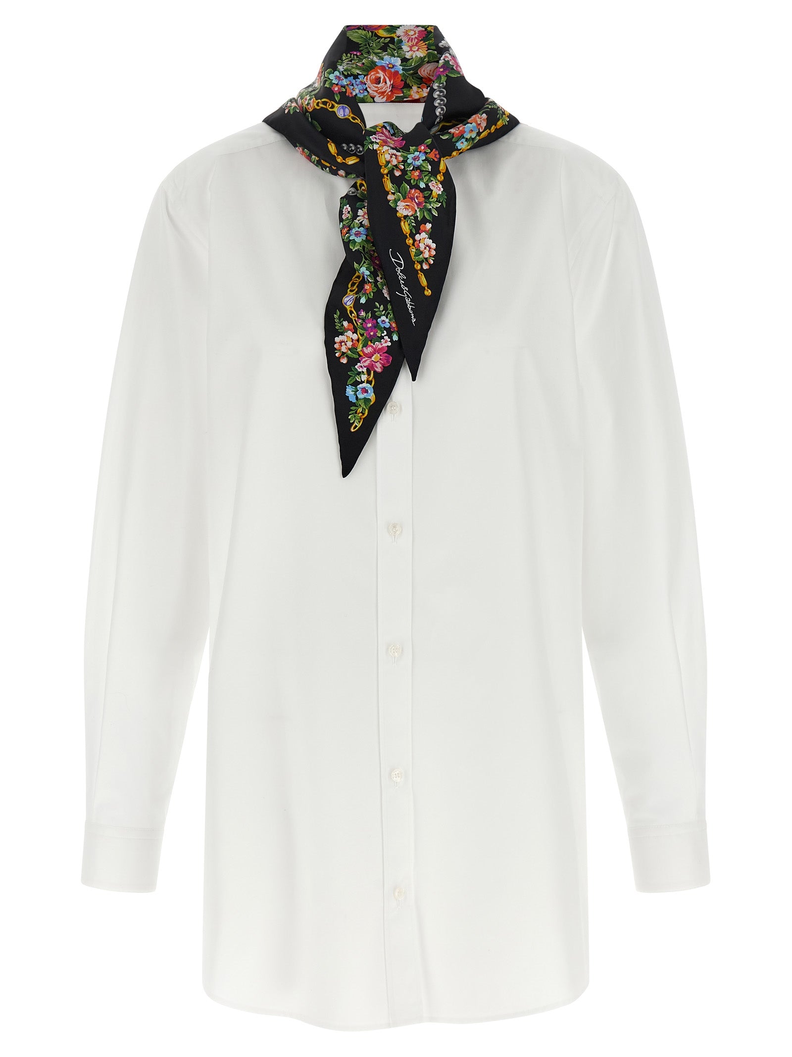 Dolce & Gabbana Women's Shirt With Scarf